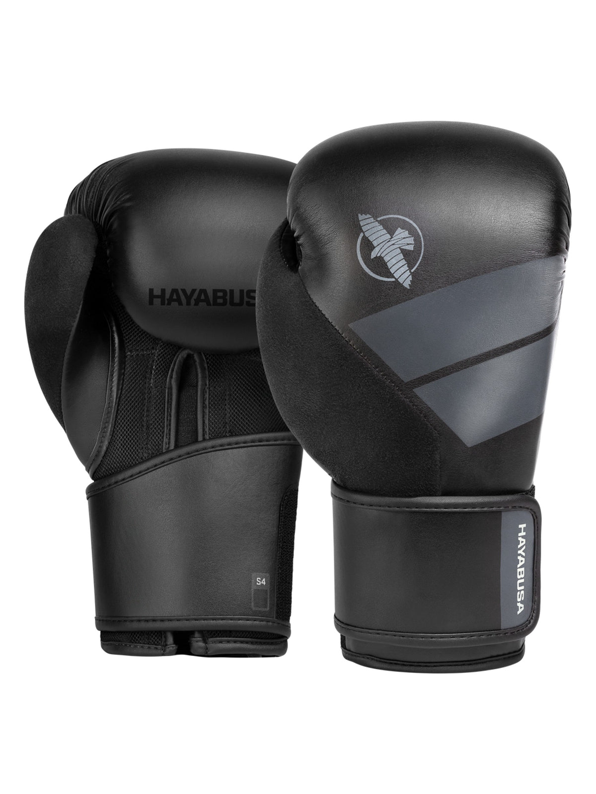 Hayabusa S4 Boxing Gloves, black, main image