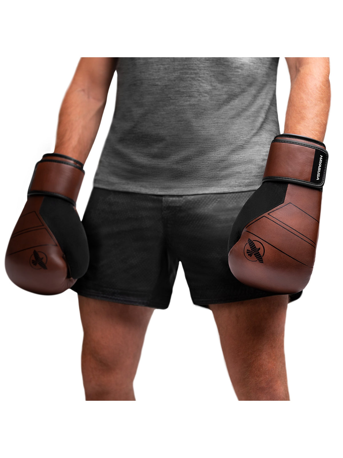 Hayabusa S4 Leather Boxing Gloves, brown, image 6