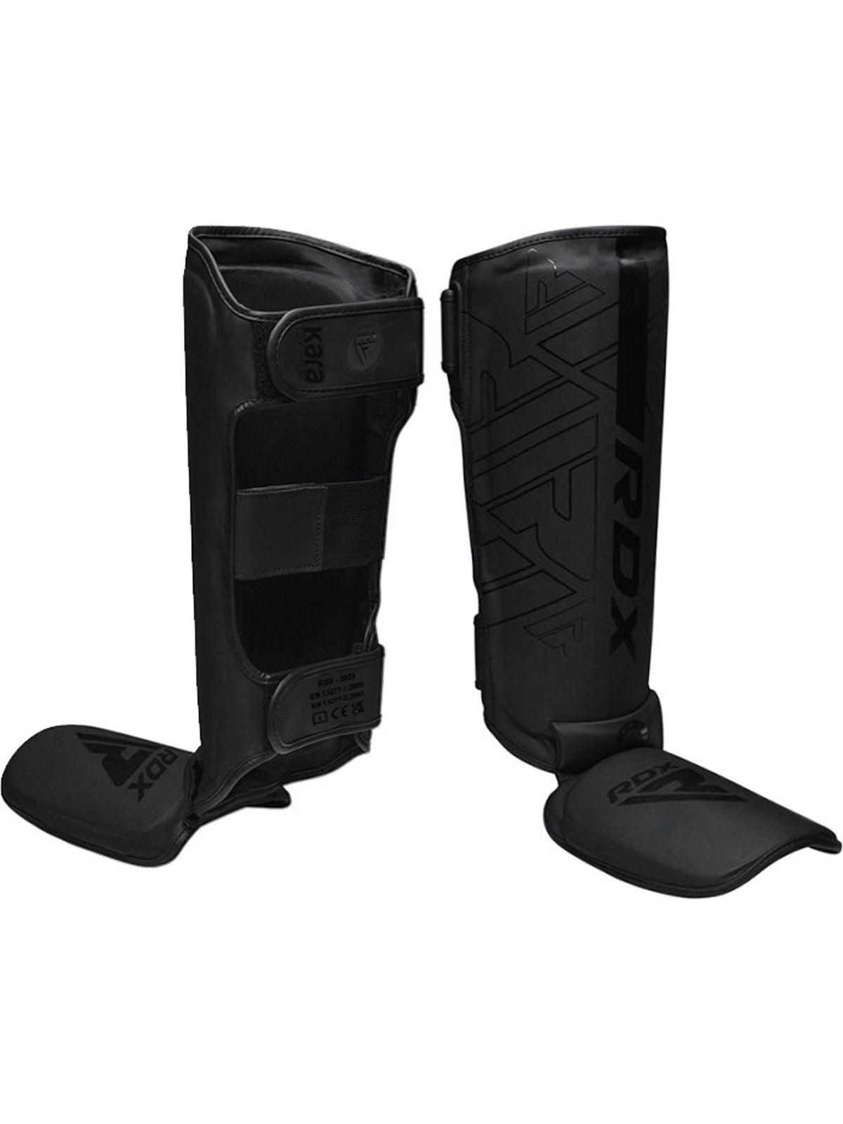 RDX F6 KARA MMA Shin Instep Guards, black, main image