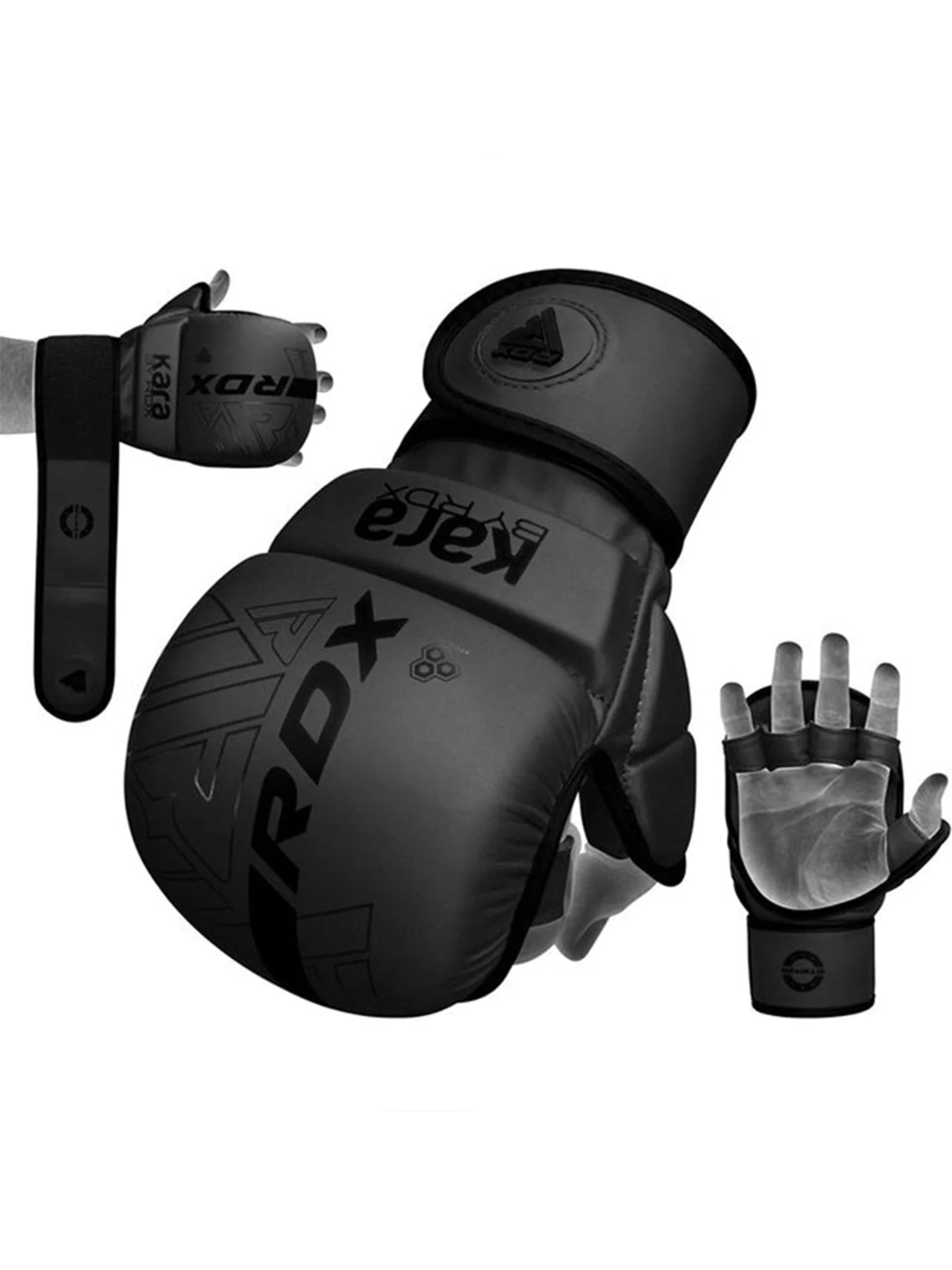RDX F6 KARA MMA Sparring Gloves 7oz - Black