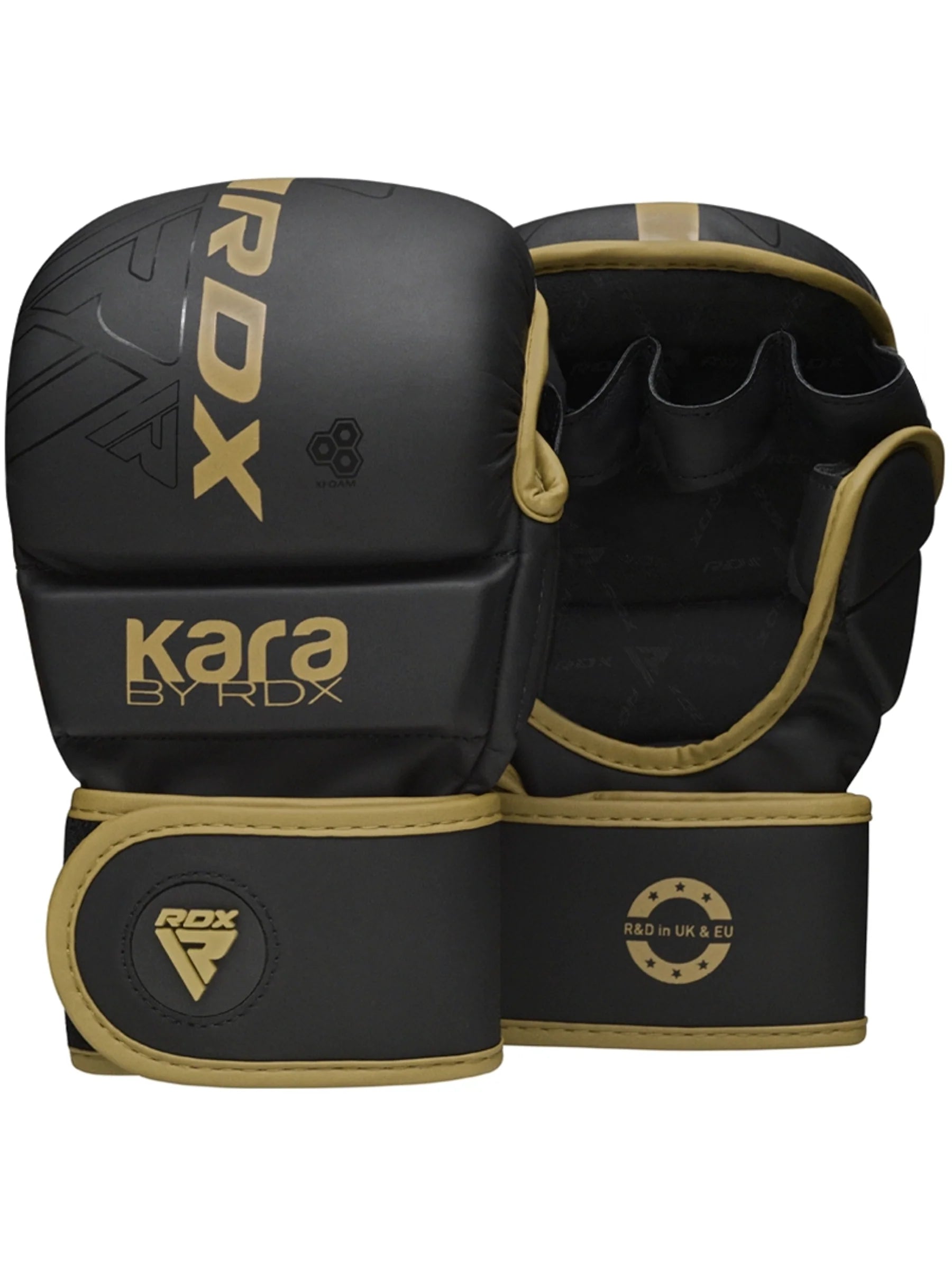 RDX F6 KARA MMA Sparring Gloves 7oz - Golden