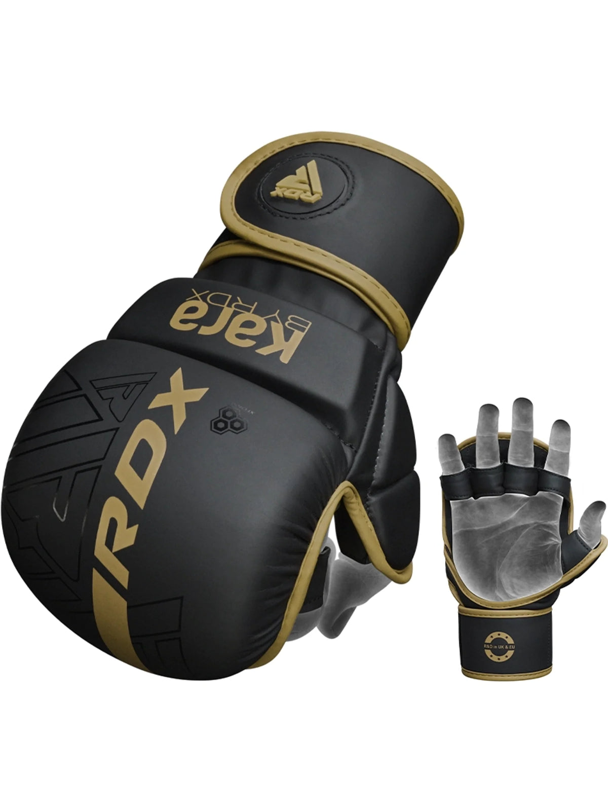 RDX F6 KARA MMA Sparring Gloves 7oz - Golden