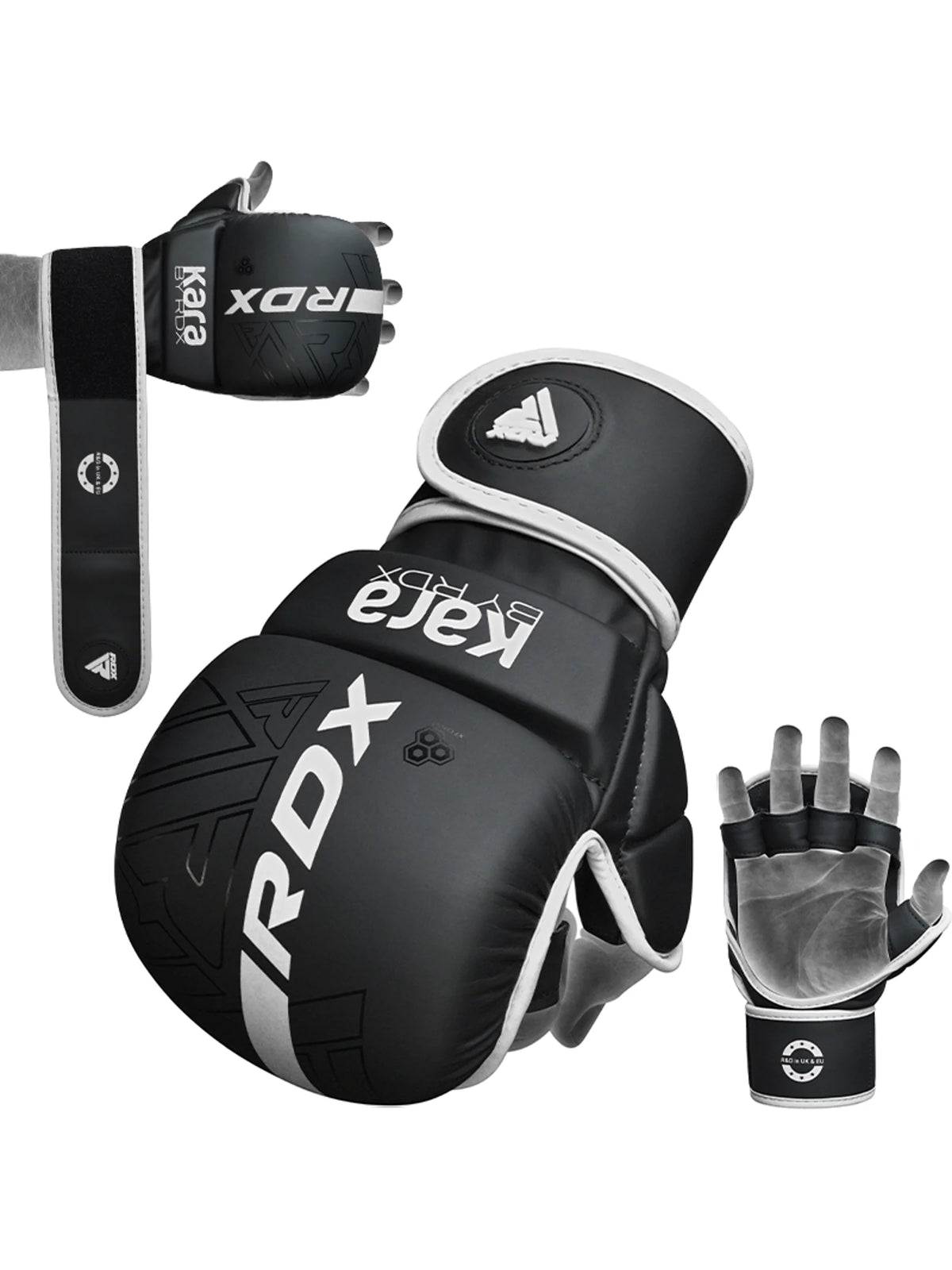 RDX F6 KARA MMA Sparring Gloves 7oz - White