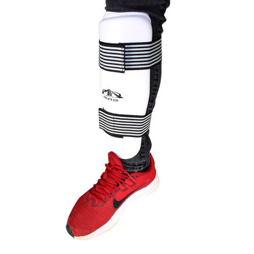 MAG Karate/TKD Vinyl Shin Guards Black, White