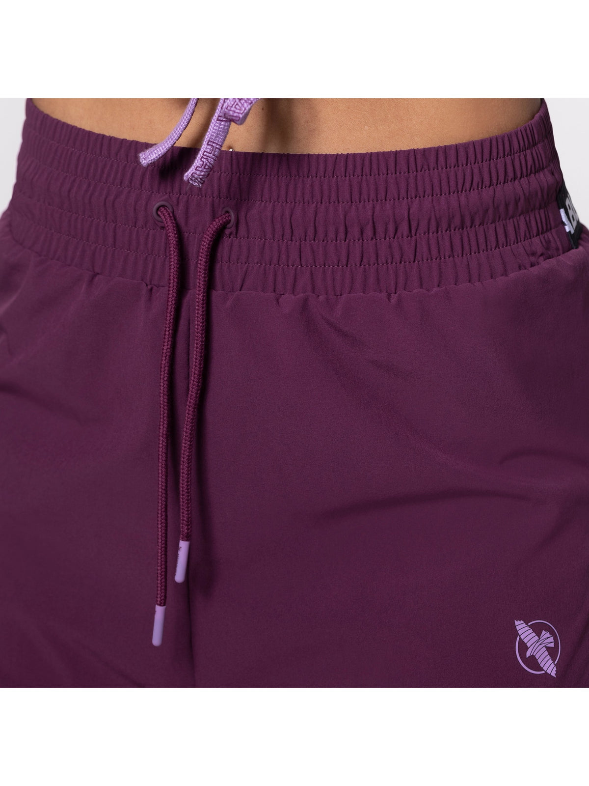 Hayabusa Women's Mid Rise Layered Shorts, wine, image 4