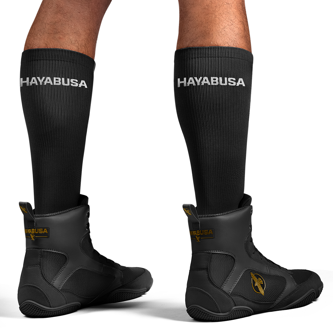 Hayabusa Pro Boxing Socks – Black Model