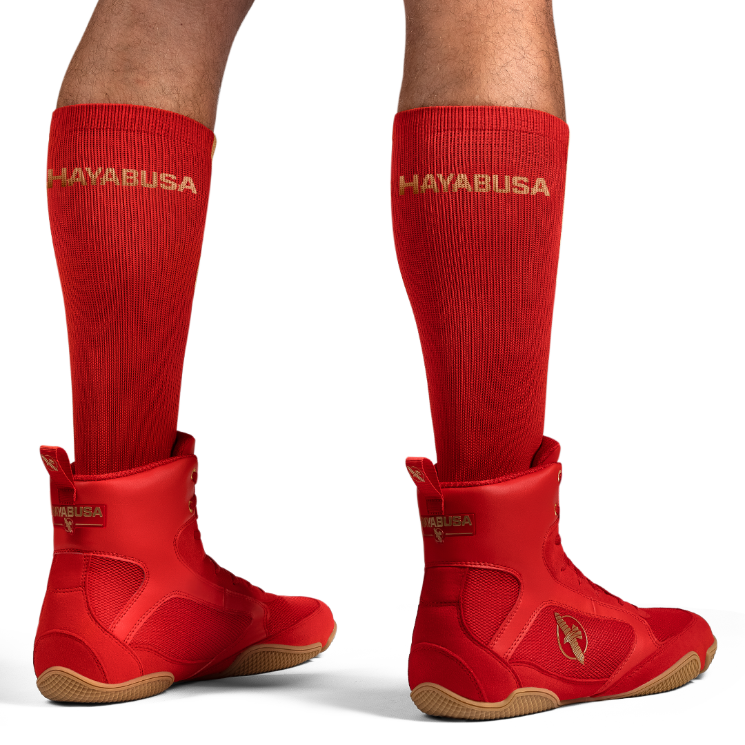Hayabusa Pro Boxing Socks – Red Model