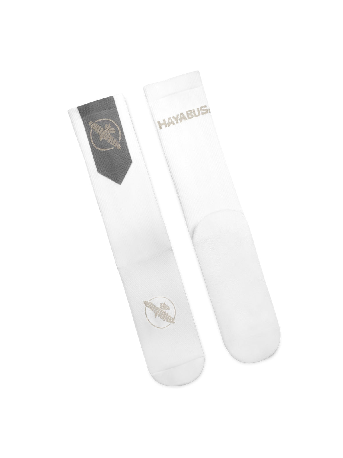 Hayabusa Pro Boxing Socks, white, feature graphic