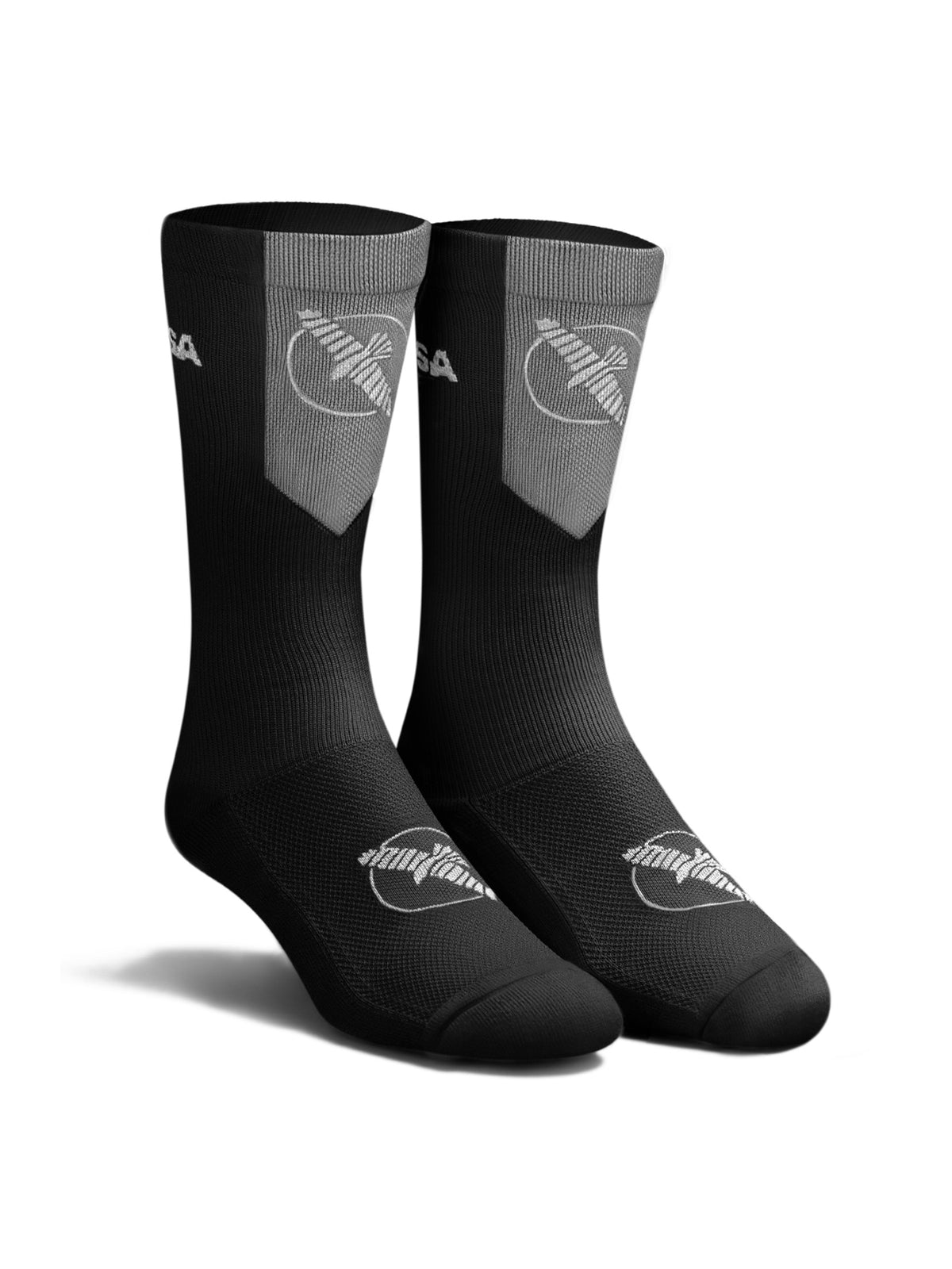 Hayabusa Pro Boxing Socks – Black Front
