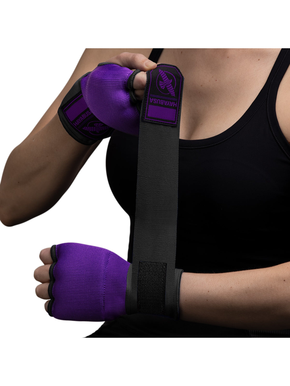 Hayabusa Quick Gel Hand Wraps, purple/black, image 5