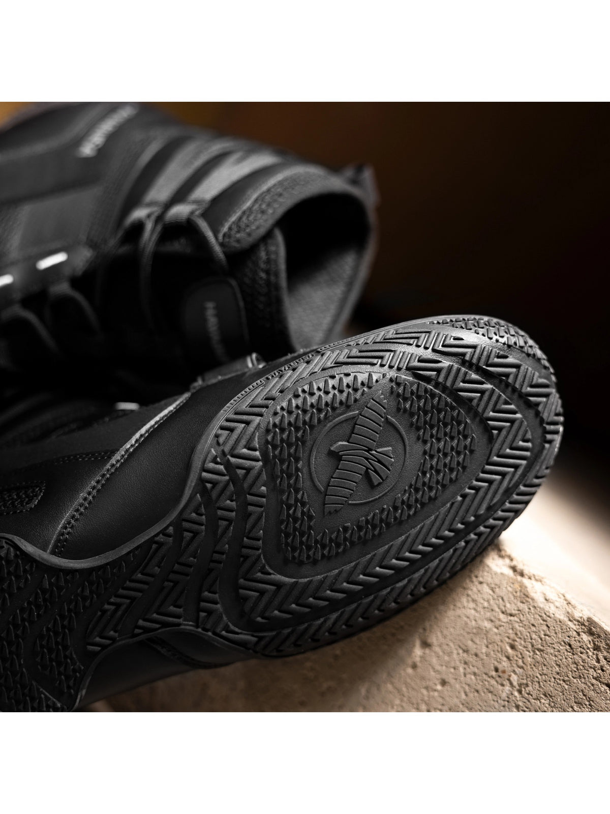 Hayabusa Strike Boxing Shoes, black, image 4