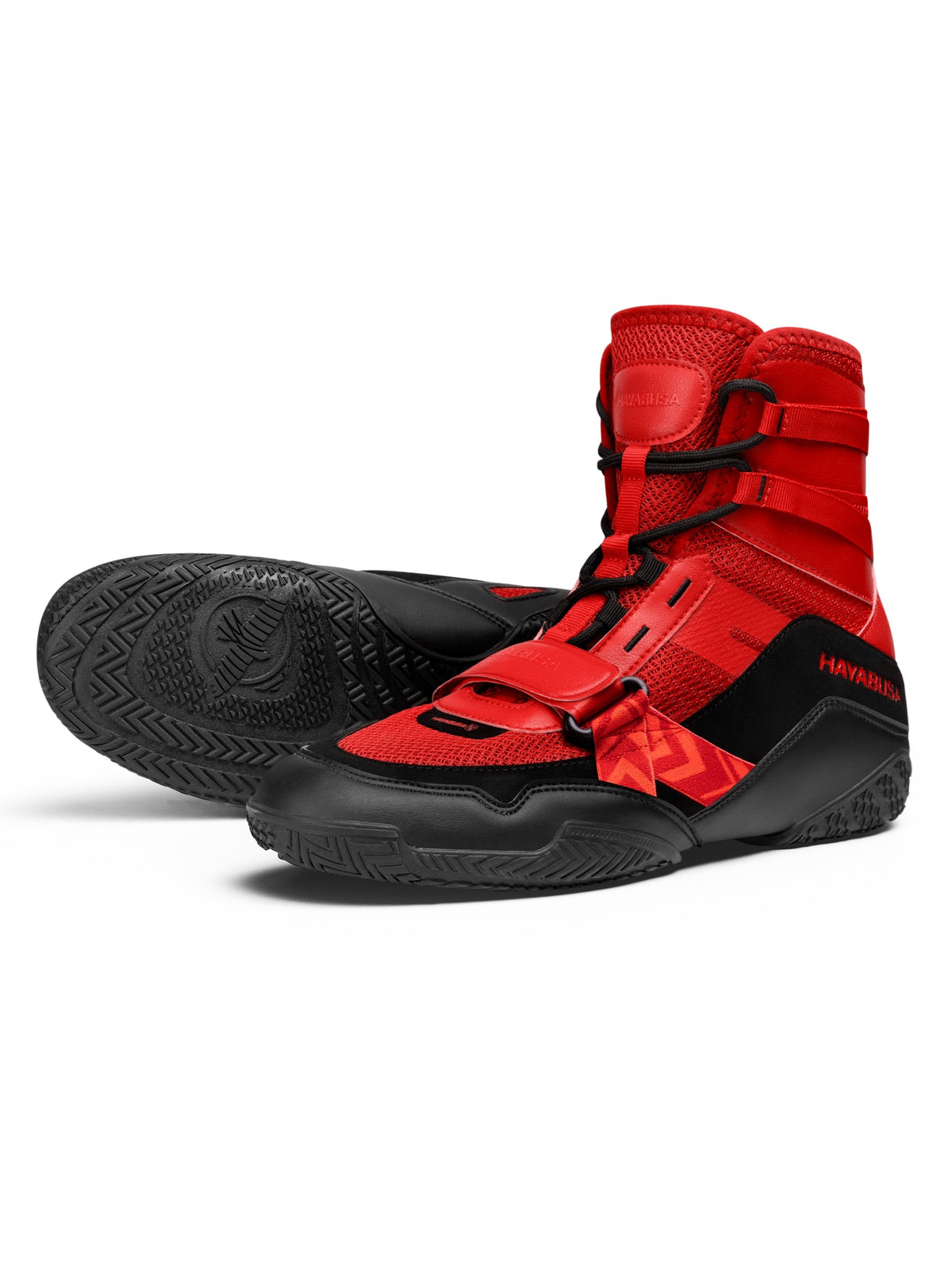 Hayabusa Strike Boxing Shoes - Red