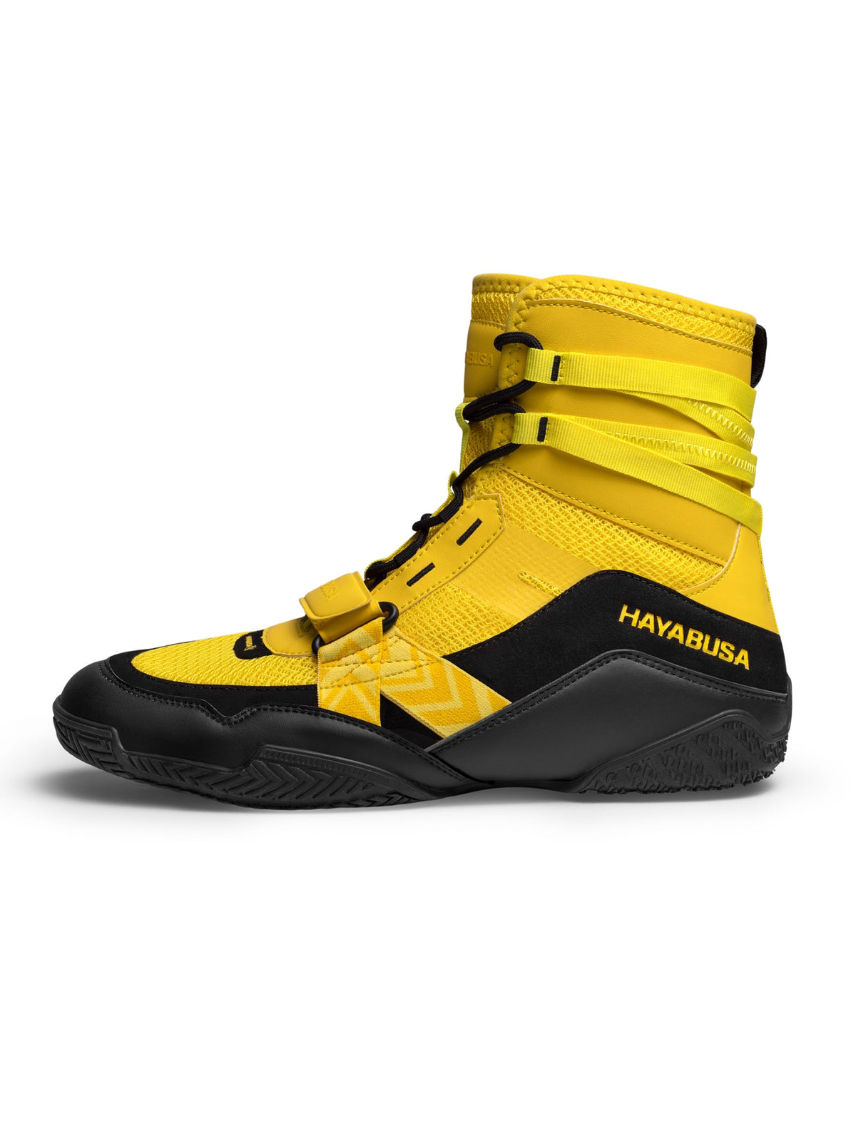 Hayabusa Strike Boxing Shoes, yellow, image 3