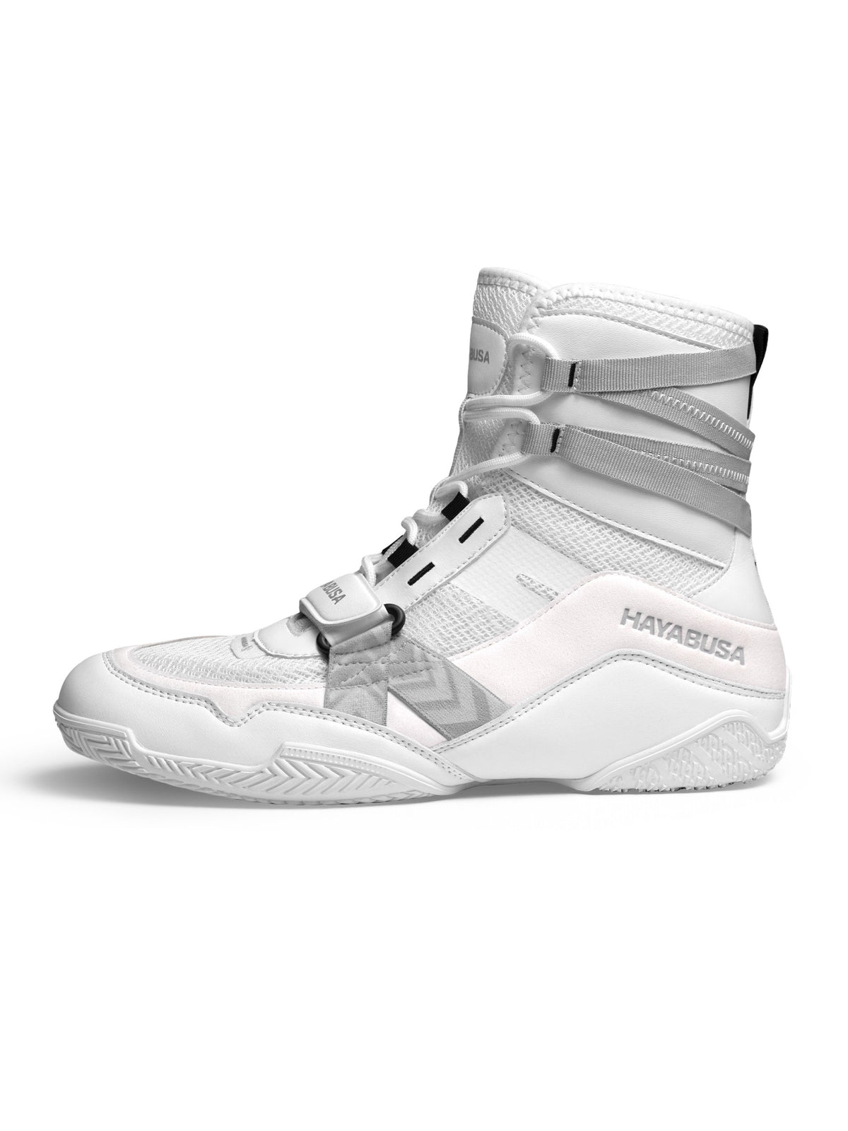 Hayabusa Strike Boxing Shoes - White Top