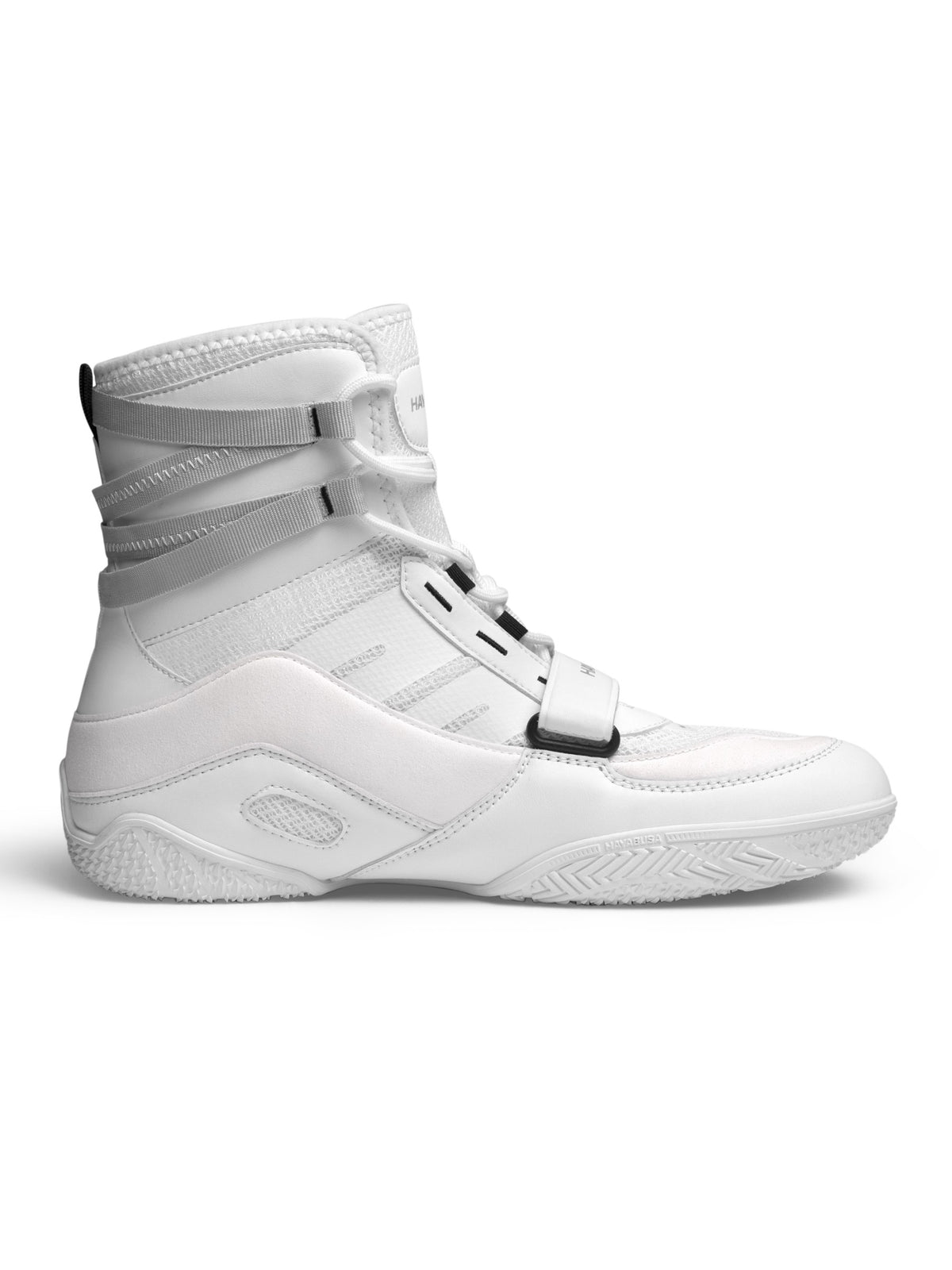 Hayabusa Strike Boxing Shoes - White Side