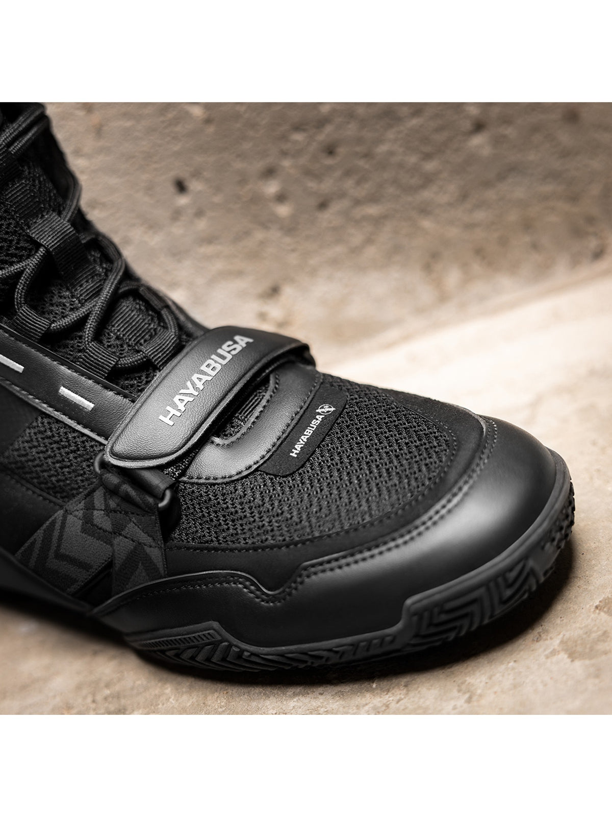 Hayabusa Strike Boxing Shoes, black, image 5