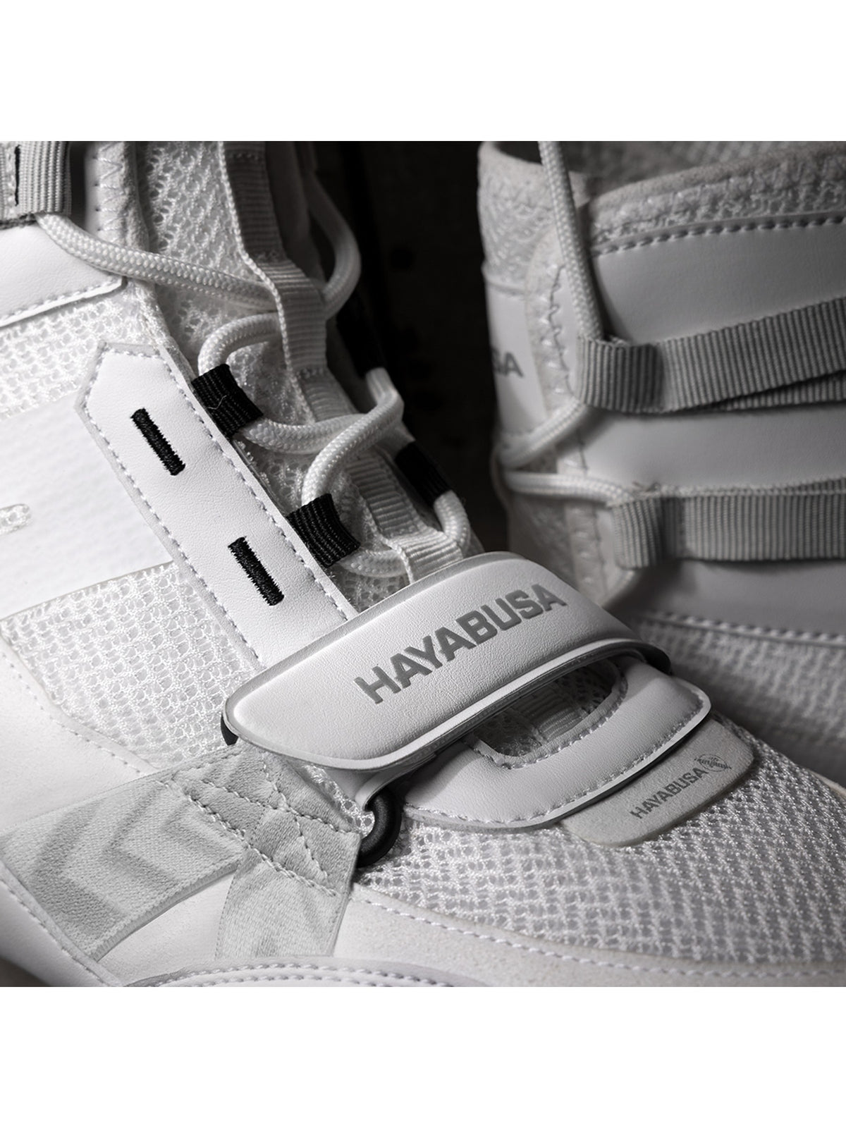 Hayabusa Strike Boxing Shoes, white, image 5
