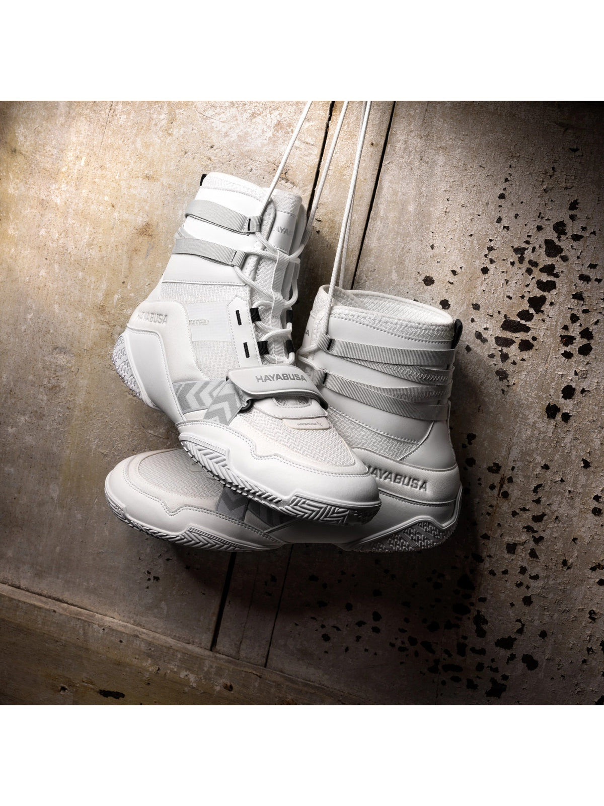 Hayabusa Strike Boxing Shoes, white, image 6