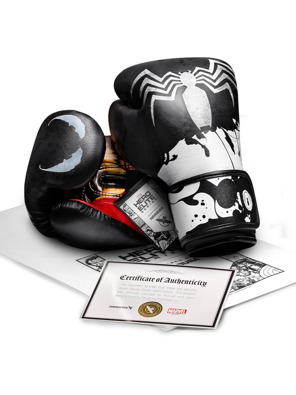 Hayabusa Marvel's Venom Boxing Gloves – Packaging