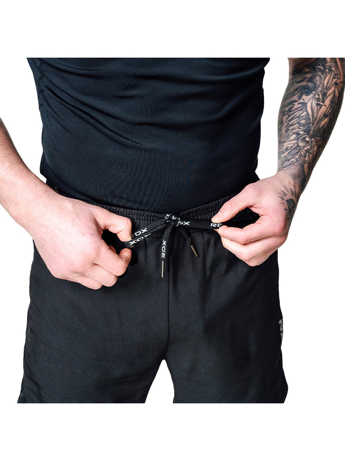 RDX T16 2-in-1 Compression MMA Shorts - Black/Grey