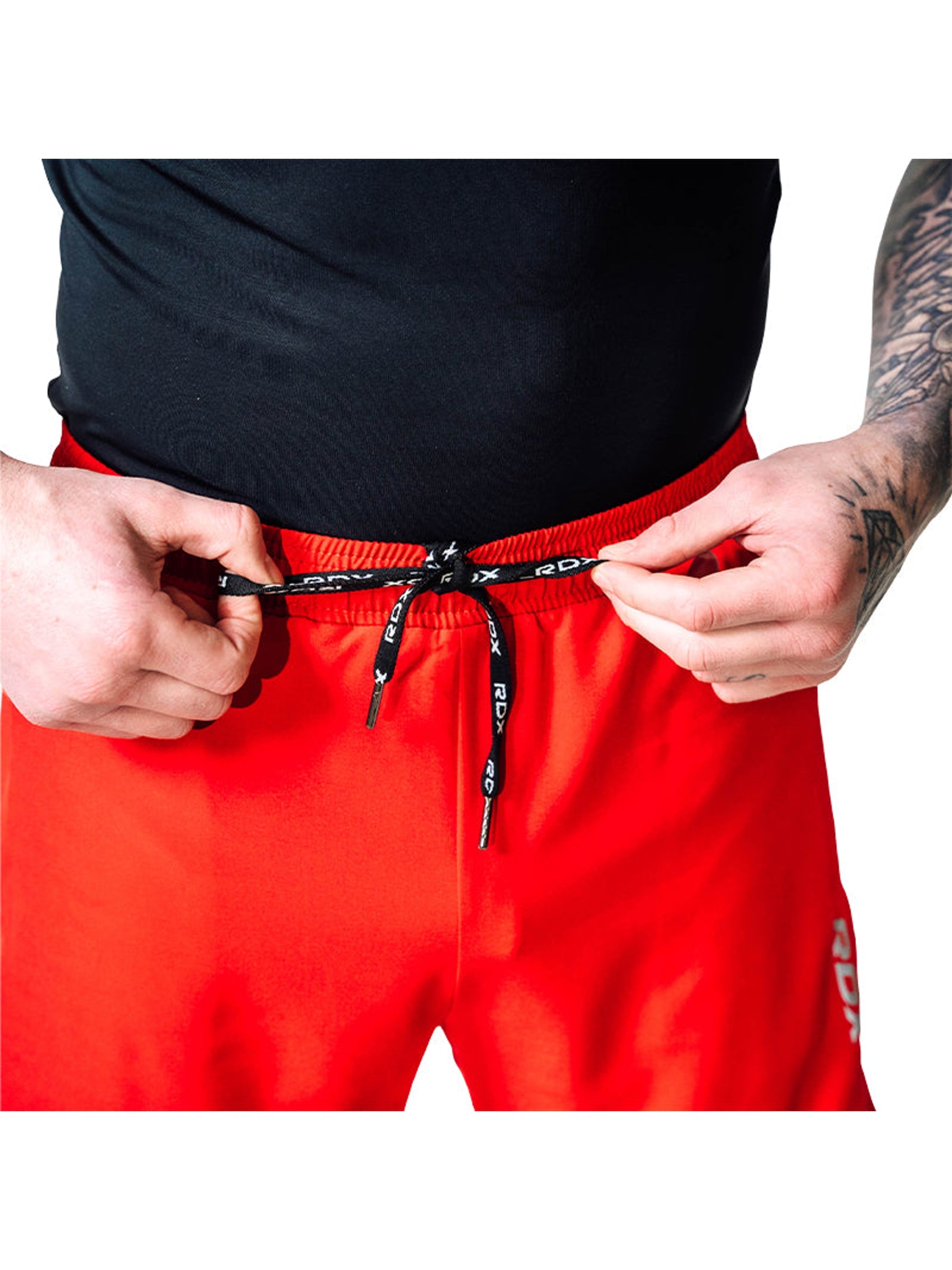 RDX T16 2-in-1 Compression MMA Shorts - Red/Black
