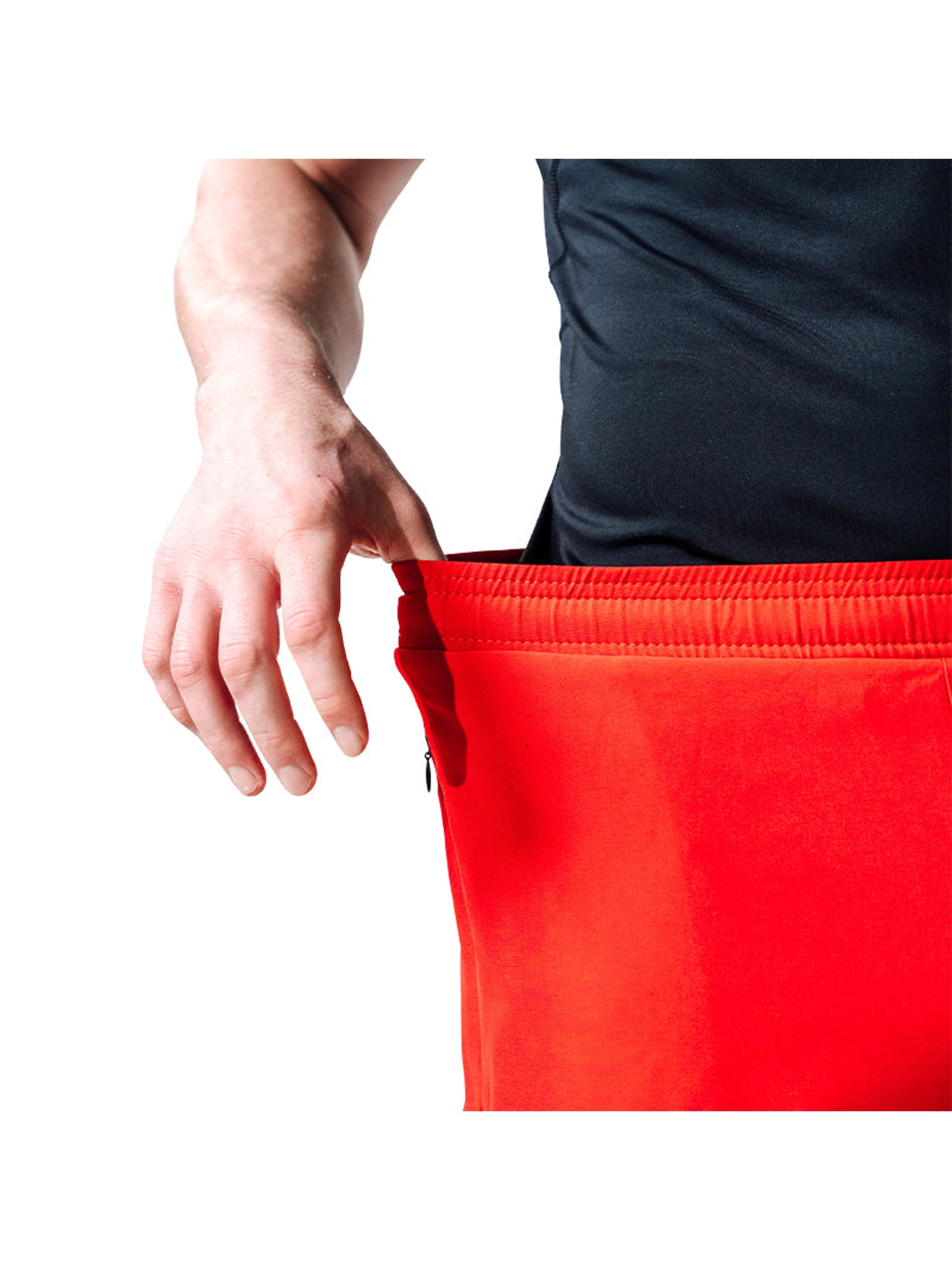 RDX T16 2-in-1 Compression MMA Shorts - Red/Black