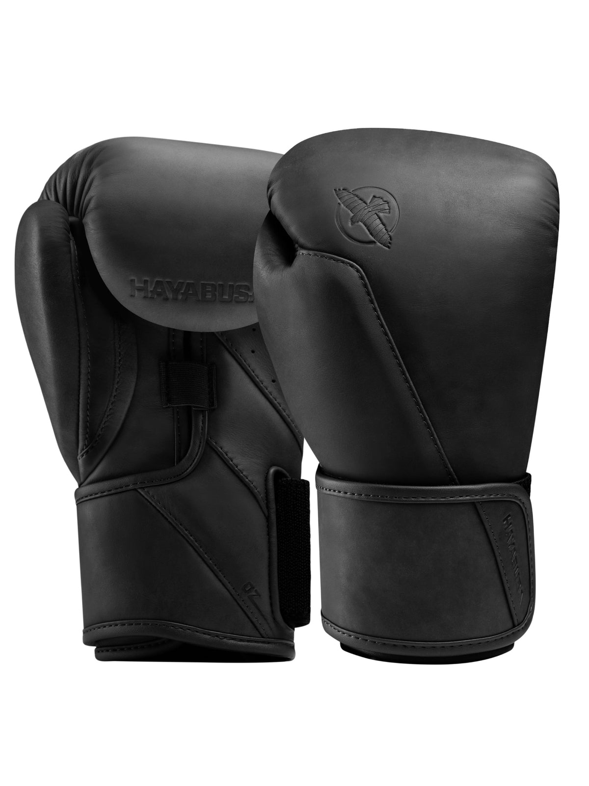 Hayabusa T360 Leather Boxing Gloves - Midnight Black