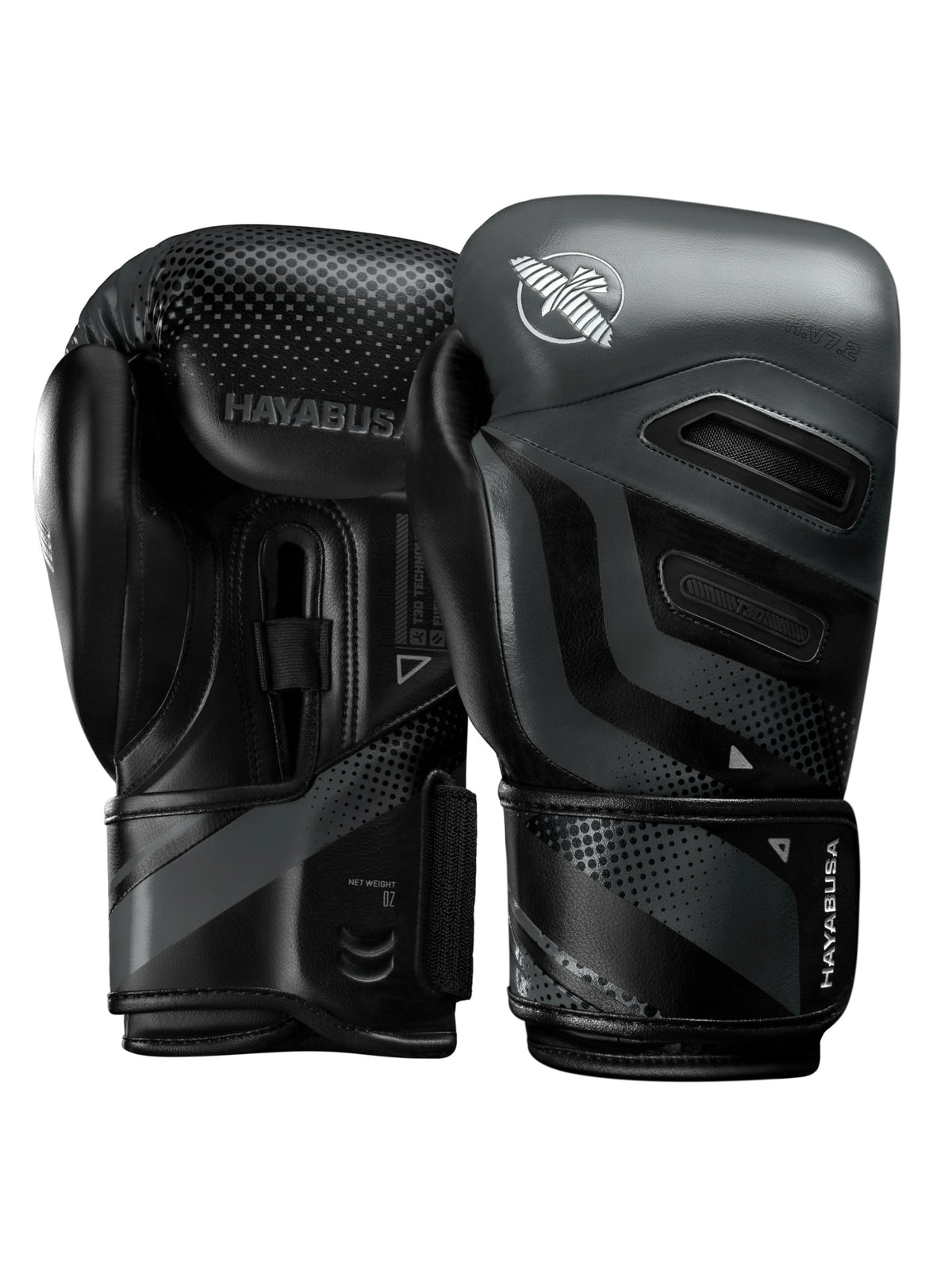 Hayabusa T3D Boxing Gloves, phantom grey, main image