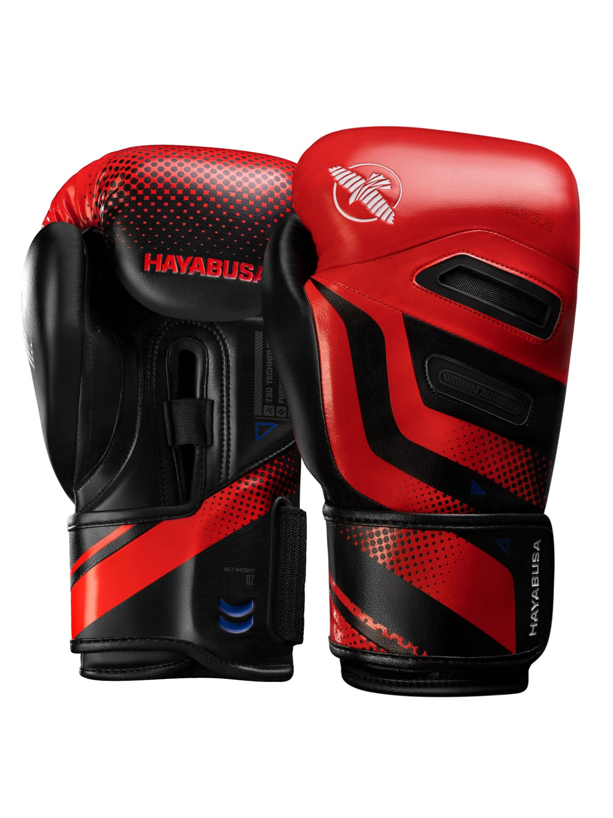 Hayabusa T3D Boxing Gloves, radiant red, main image
