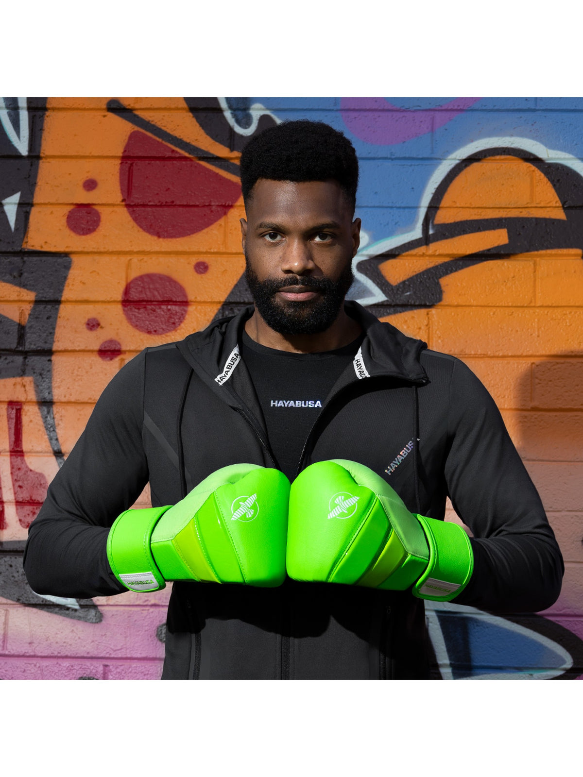 Hayabusa T3 Neon Boxing Gloves, neon green, image 5
