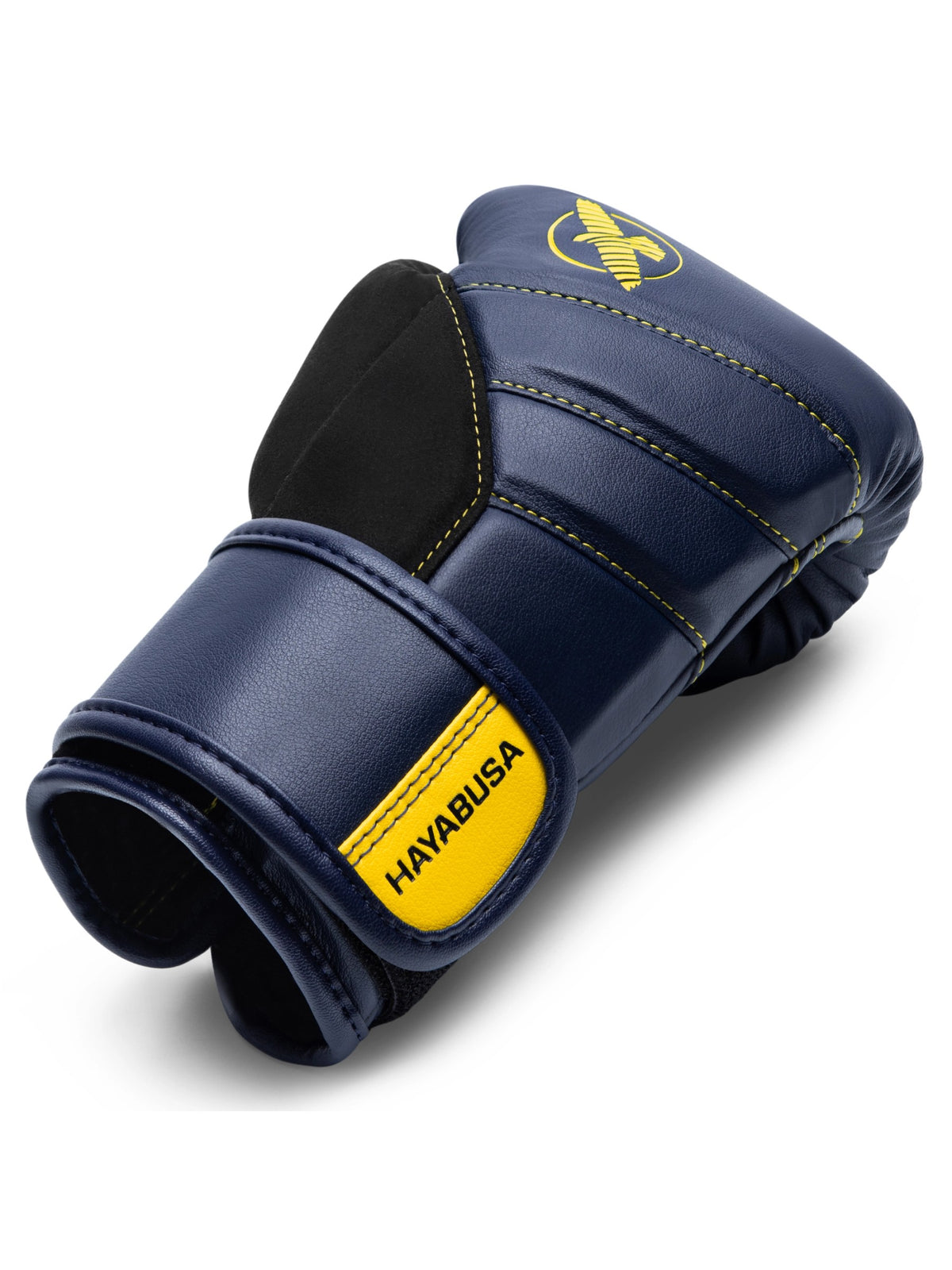 Hayabusa T3 Kids Boxing Gloves, navy/yellow, image 4