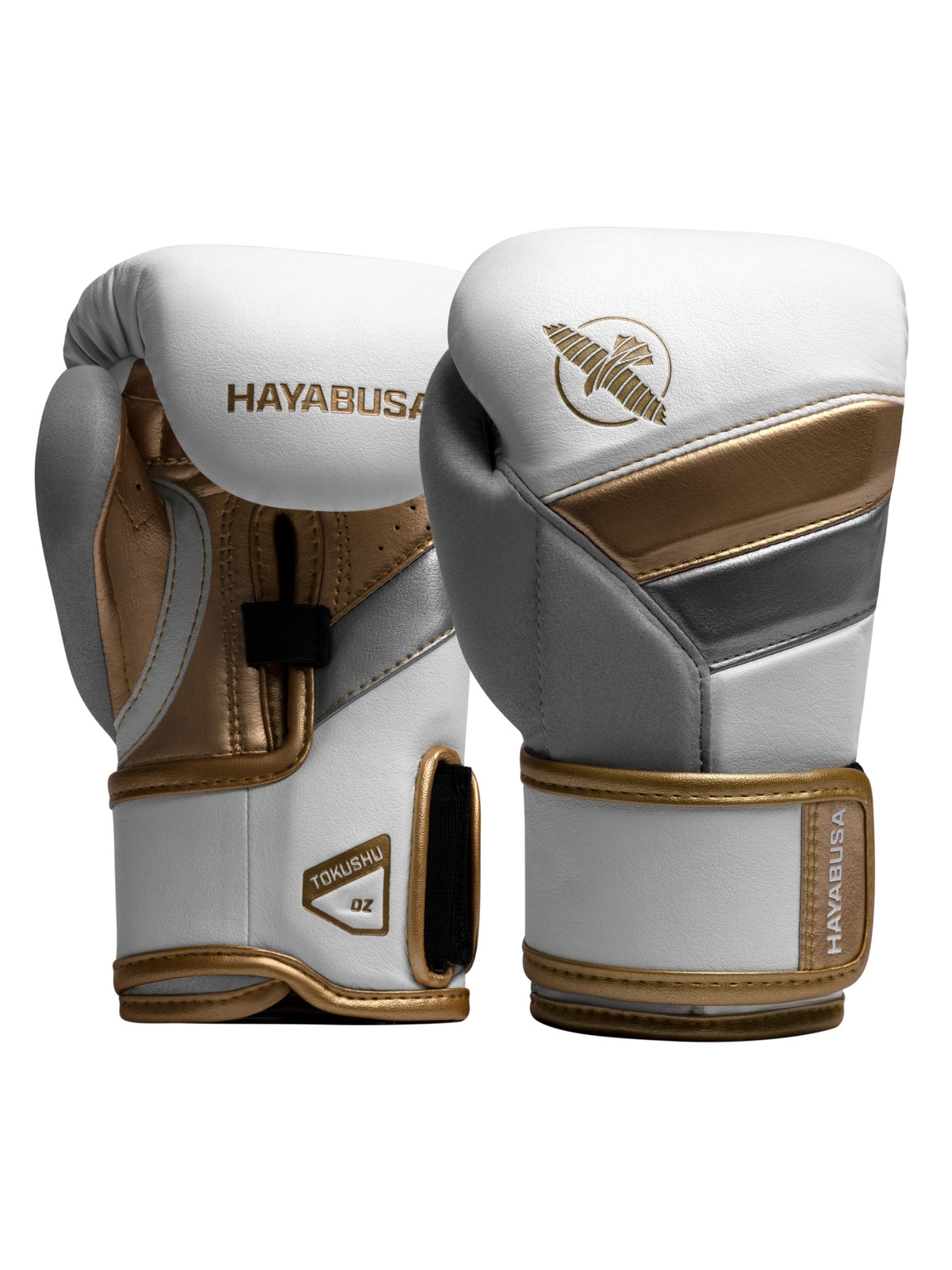 Hayabusa T3 Kids Boxing Gloves - White/Gold