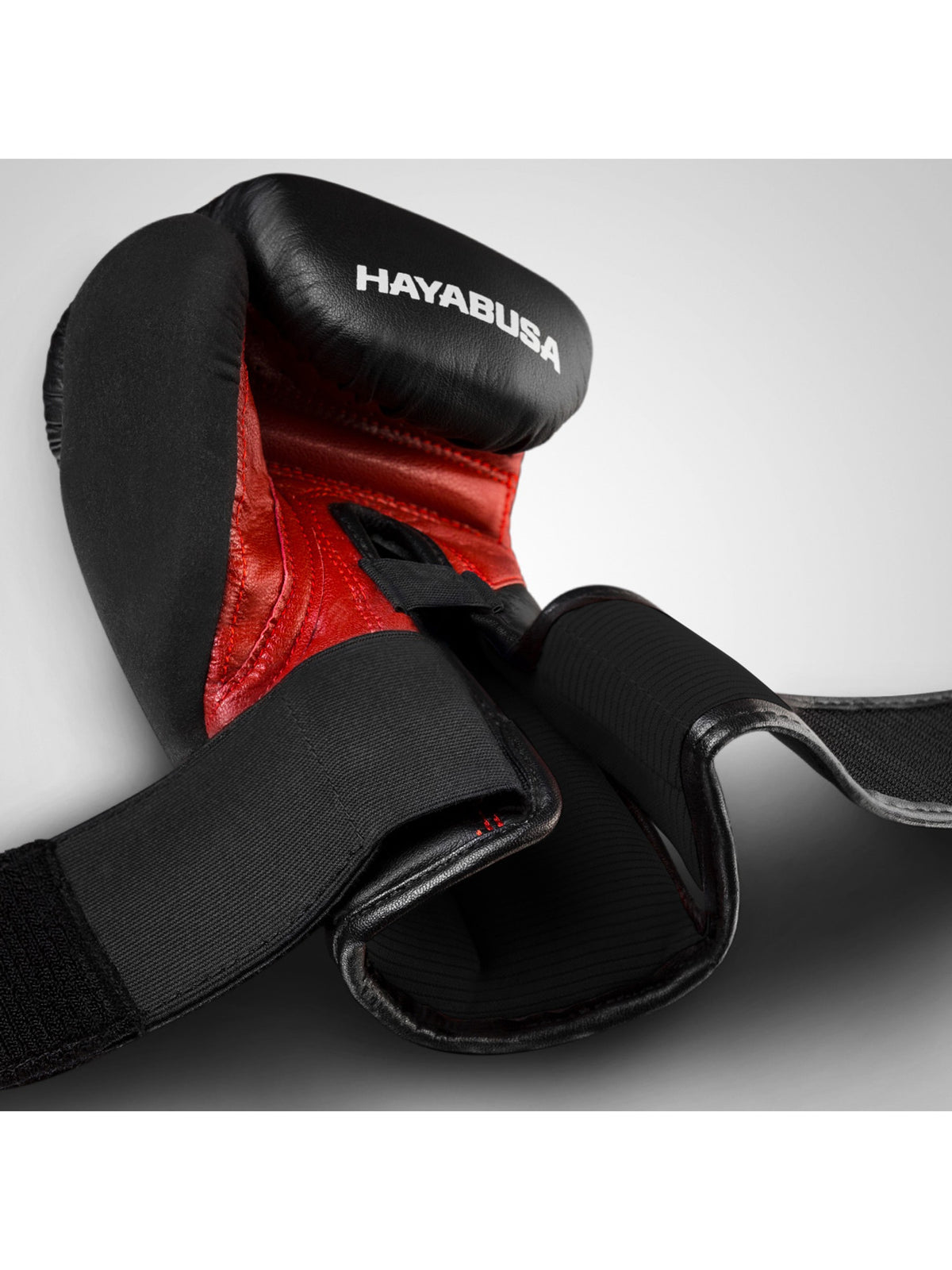 Hayabusa T3 Boxing Gloves, black/red, image 3
