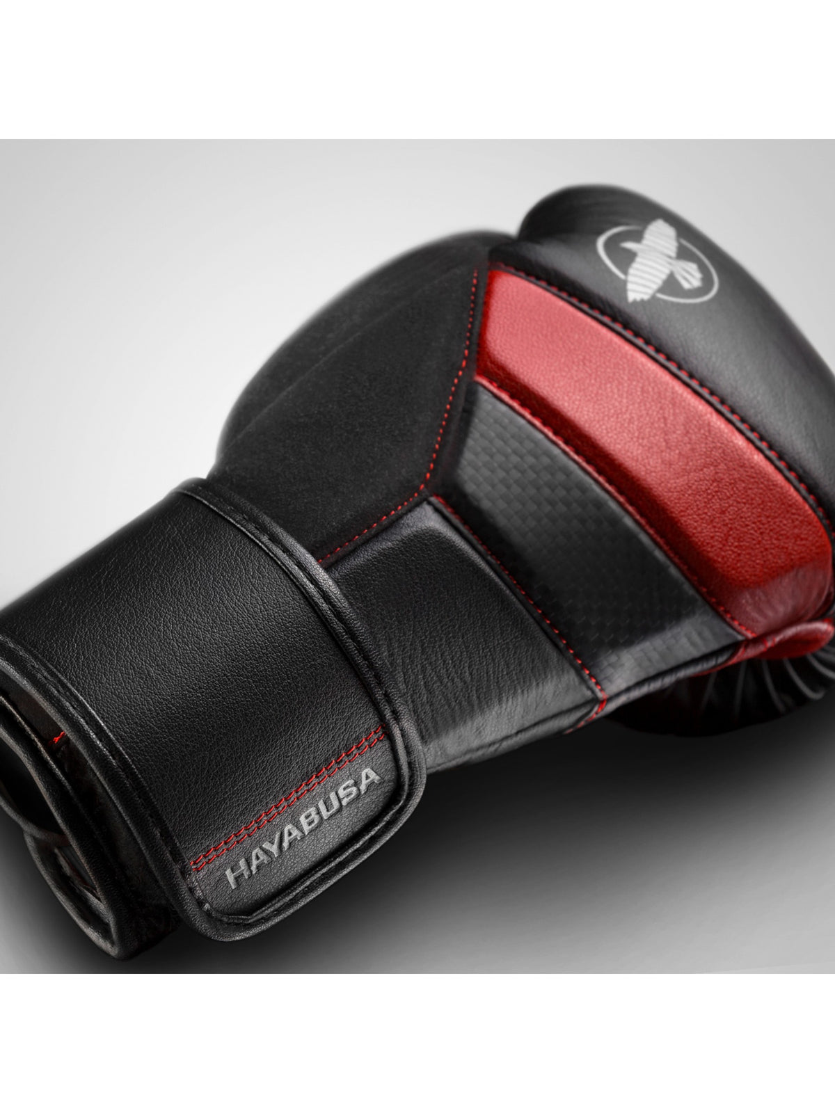 Hayabusa T3 Boxing Gloves, black/red, image 6