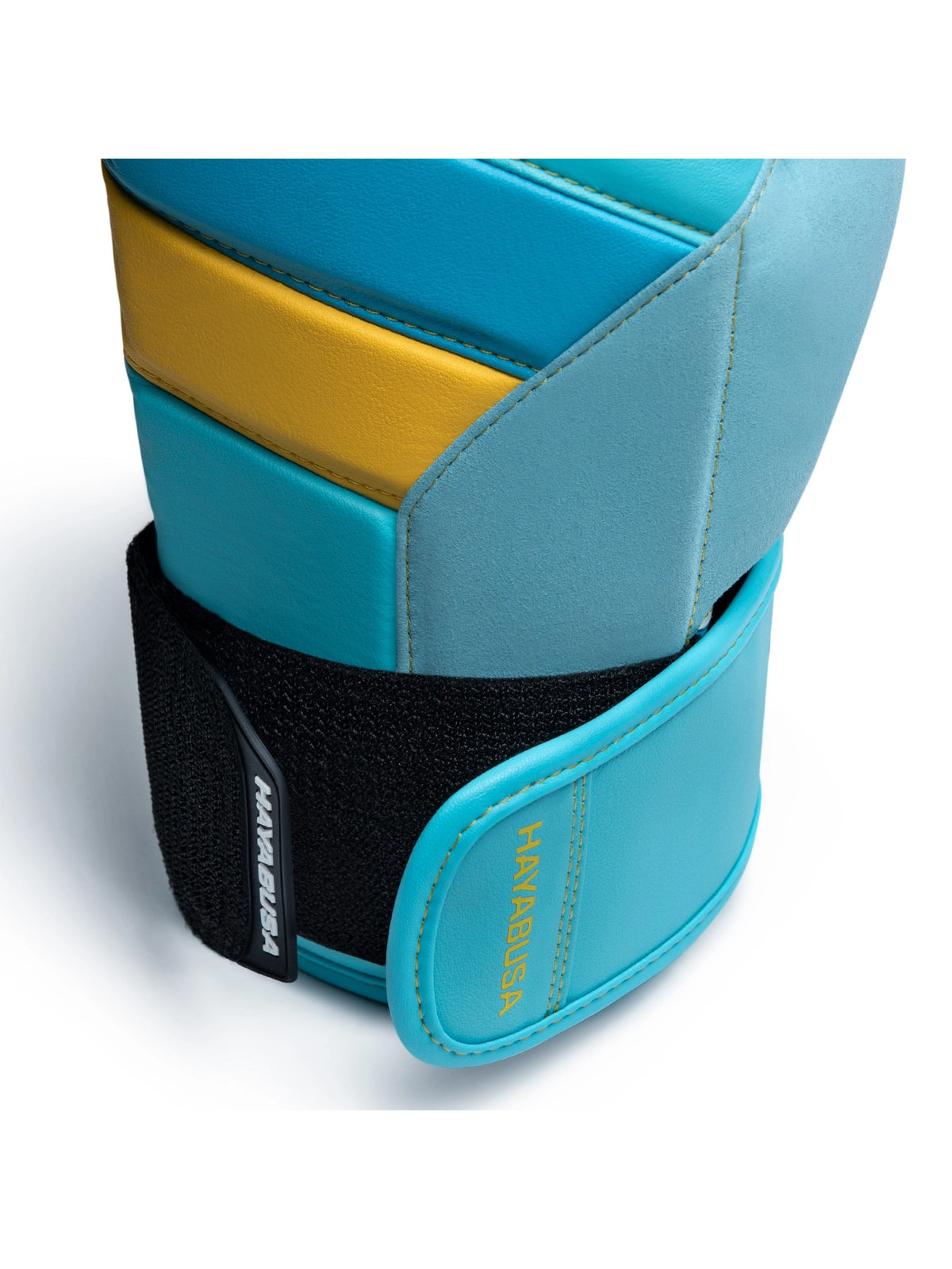 Hayabusa T3 Boxing Gloves, blue/yellow, image 2