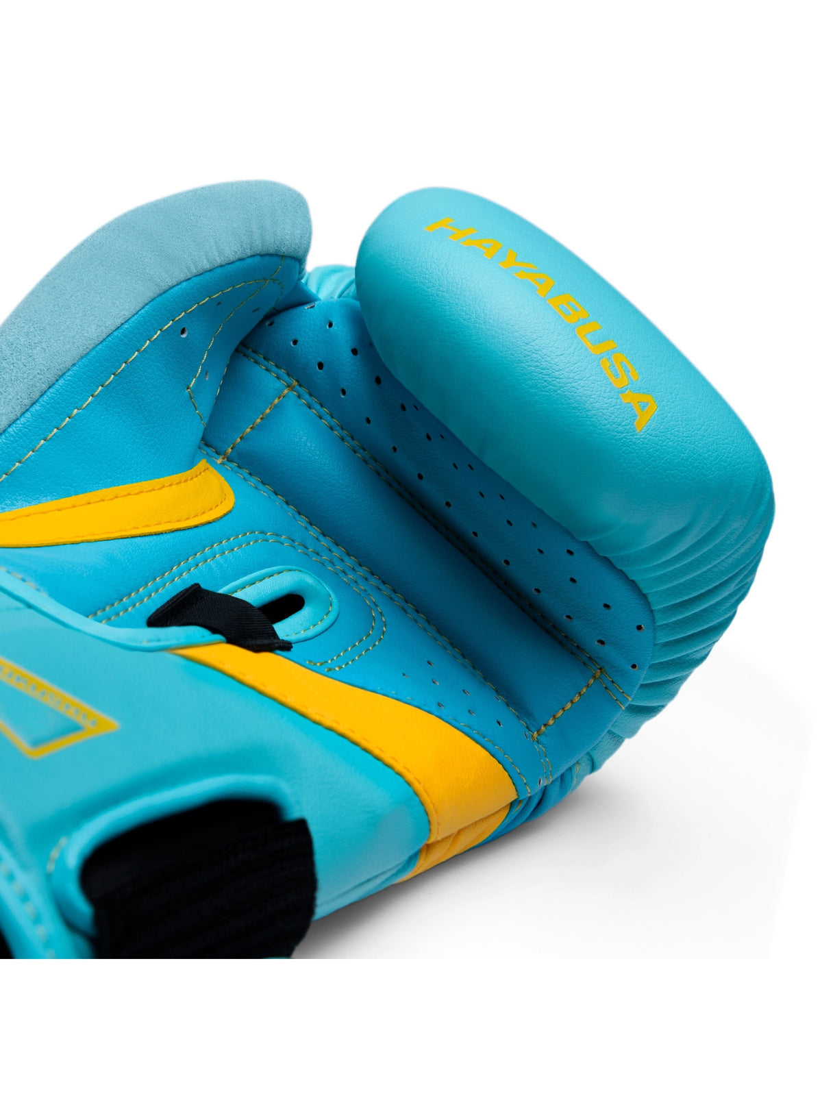 Hayabusa T3 Boxing Gloves, blue/yellow, image 4