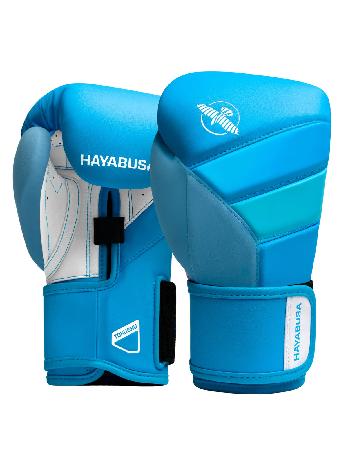 Hayabusa T3 Neon Boxing Gloves - Neon Blue