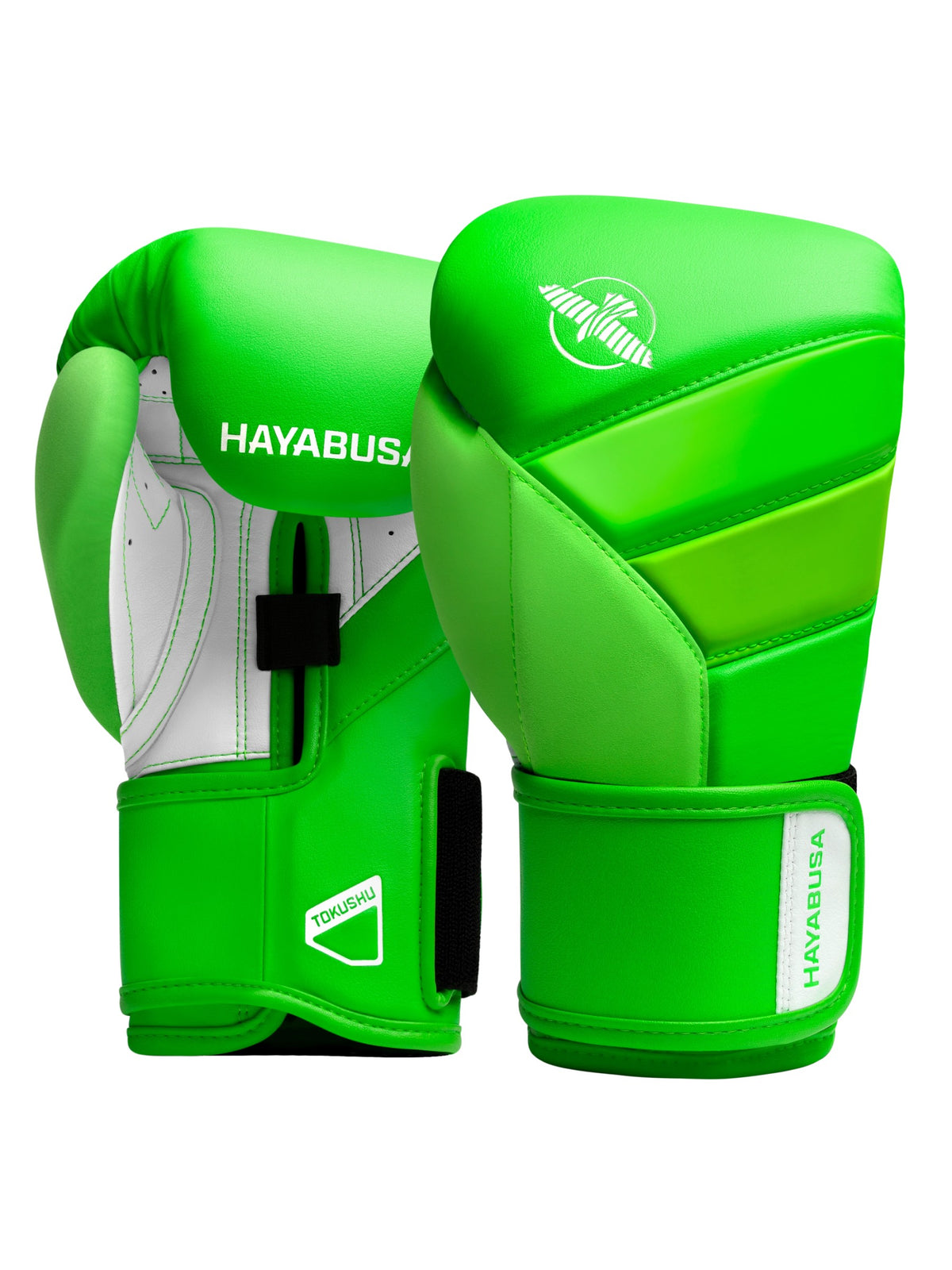 Hayabusa T3 Neon Boxing Gloves - Neon Green