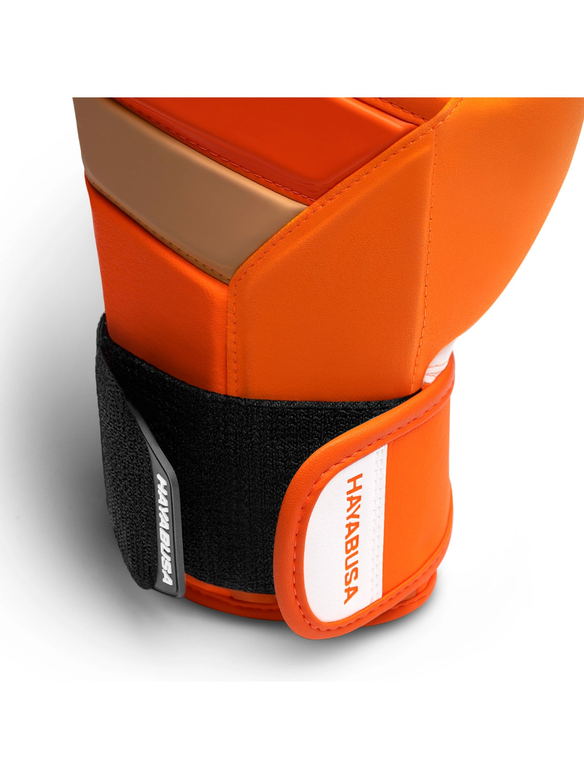 Hayabusa T3 Neon Boxing Gloves, neon orange, image 2