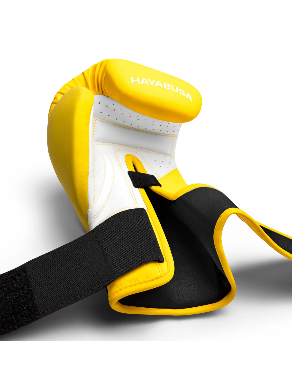 Hayabusa T3 Neon Boxing Gloves, neon yellow, image 3