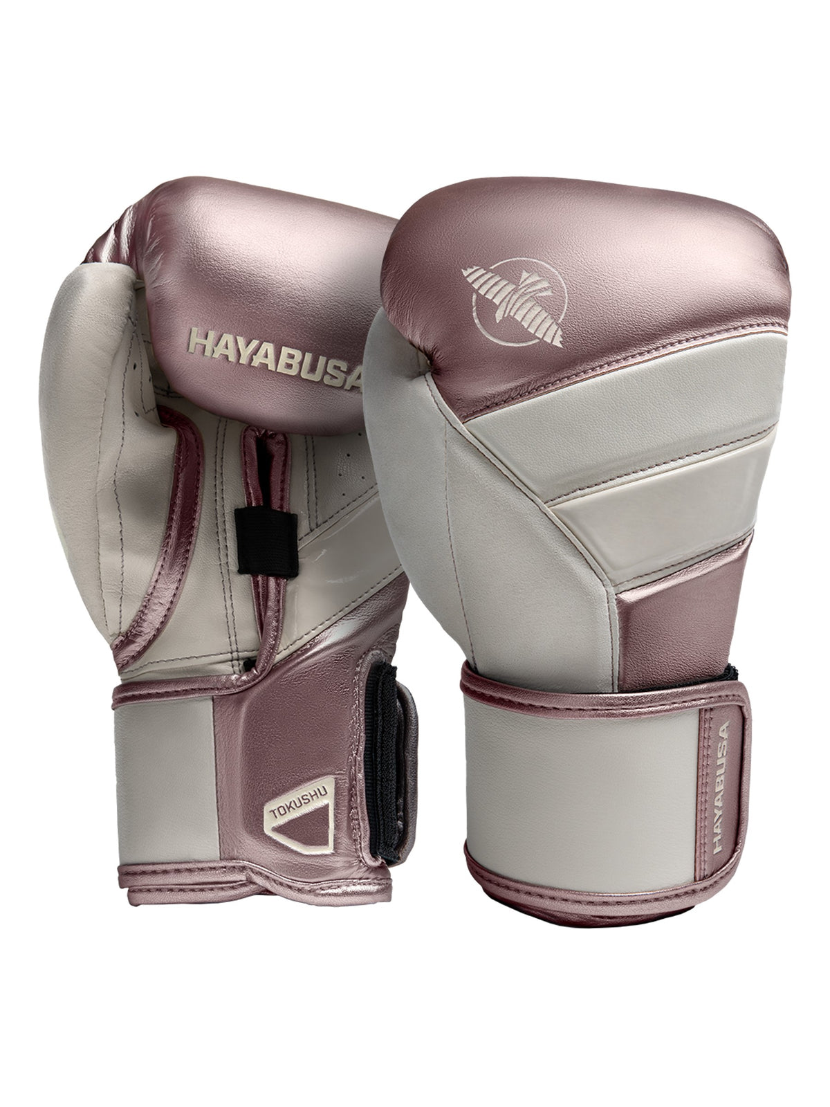 Hayabusa T3 Boxing Gloves, rose gold, main image