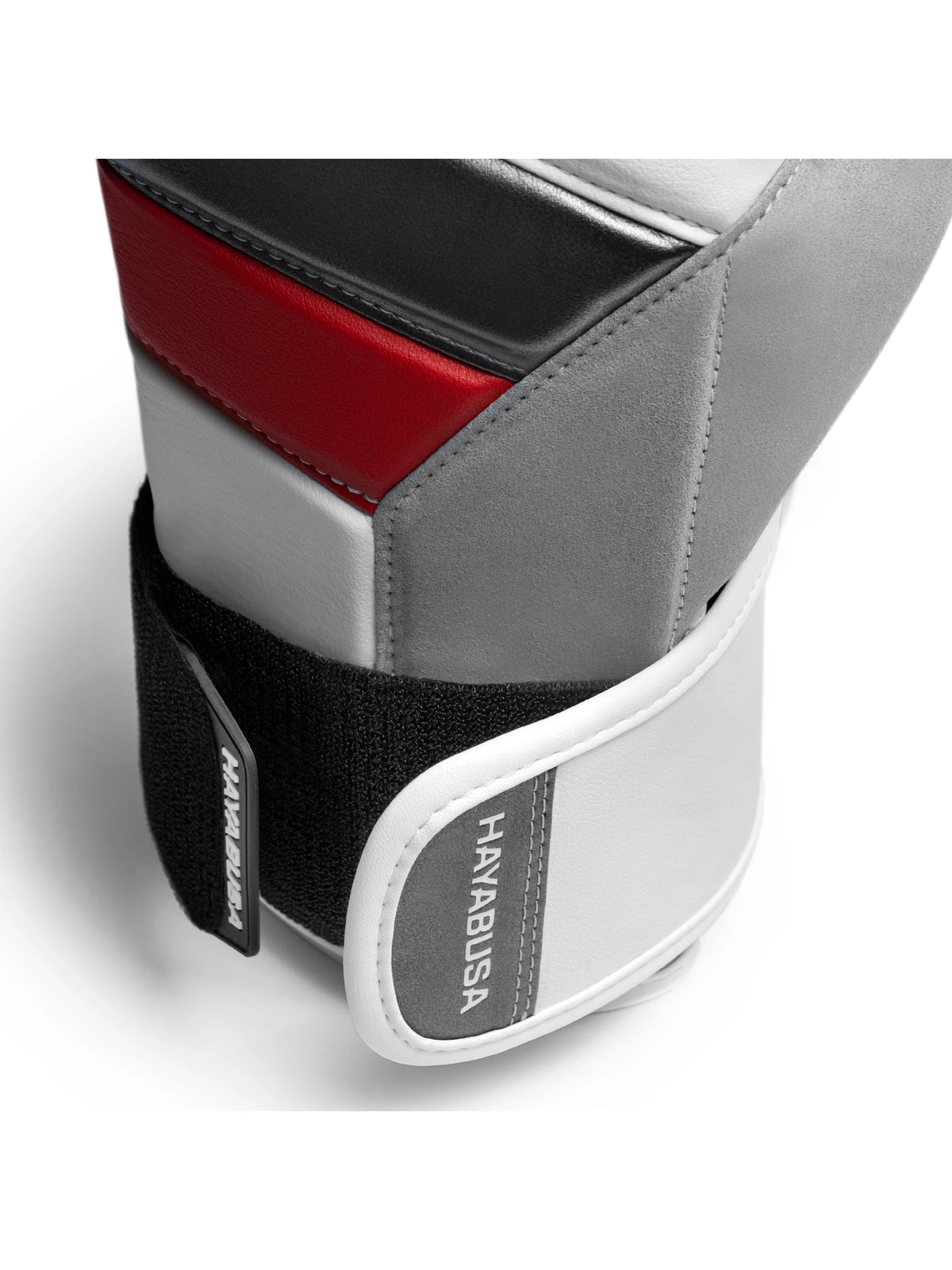 Hayabusa T3 Boxing Gloves, white/red, image 2