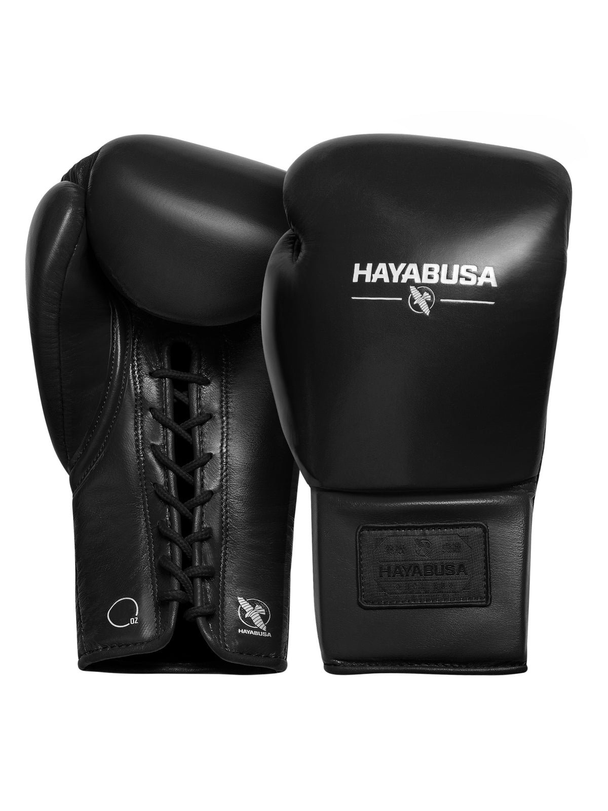Hayabusa Pro Lace Boxing Gloves, black, main image
