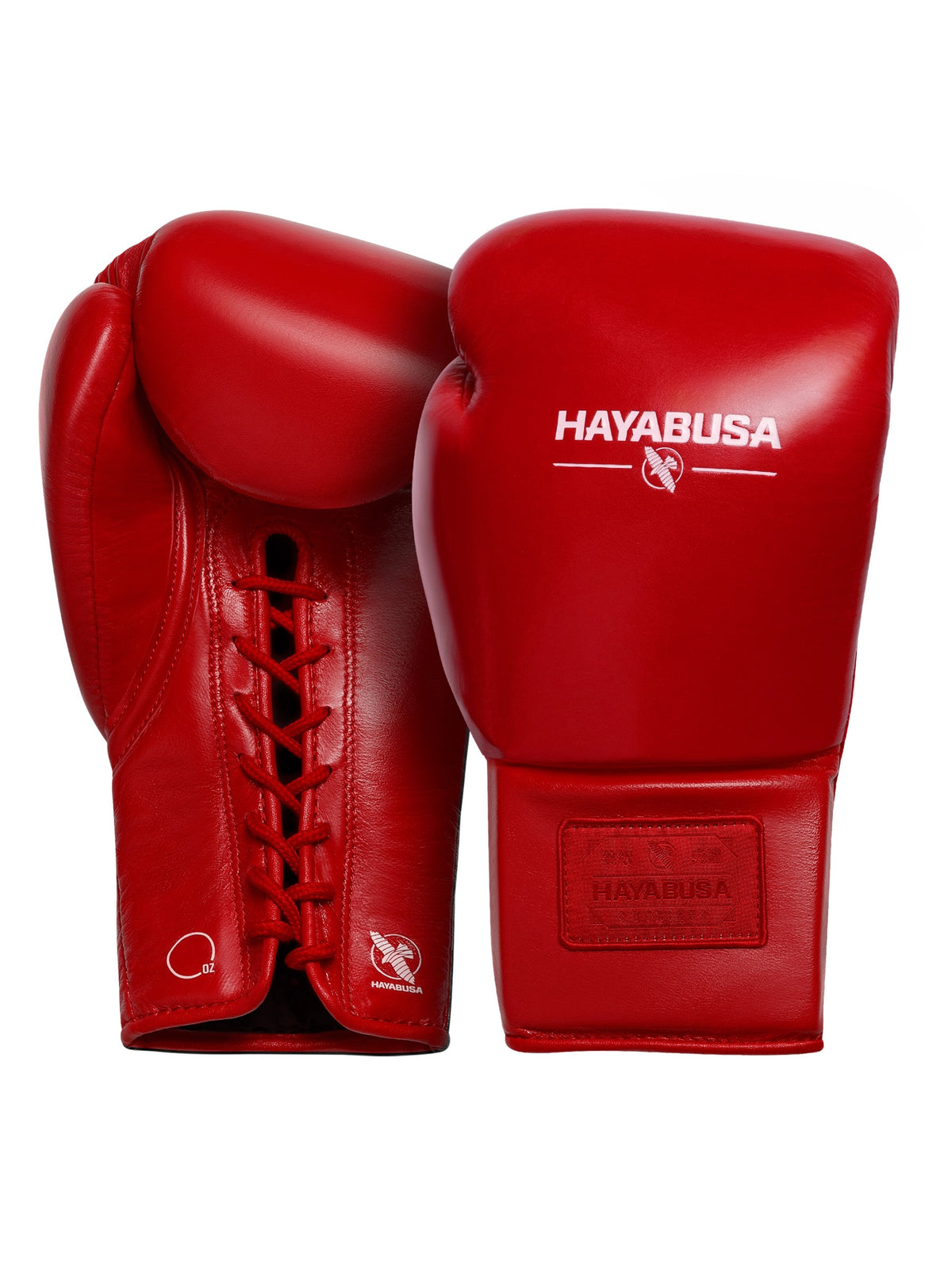 Hayabusa Pro Lace Boxing Gloves, red, main image