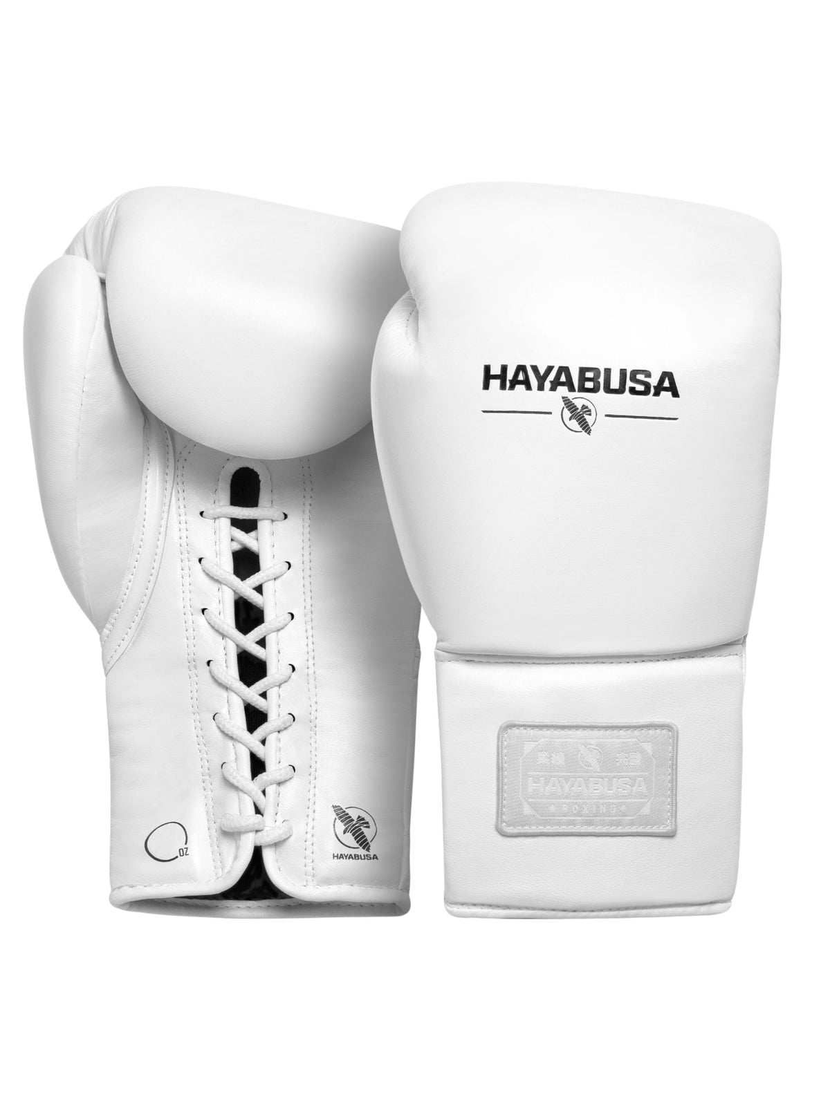 Hayabusa Pro Lace Boxing Gloves, white, main image