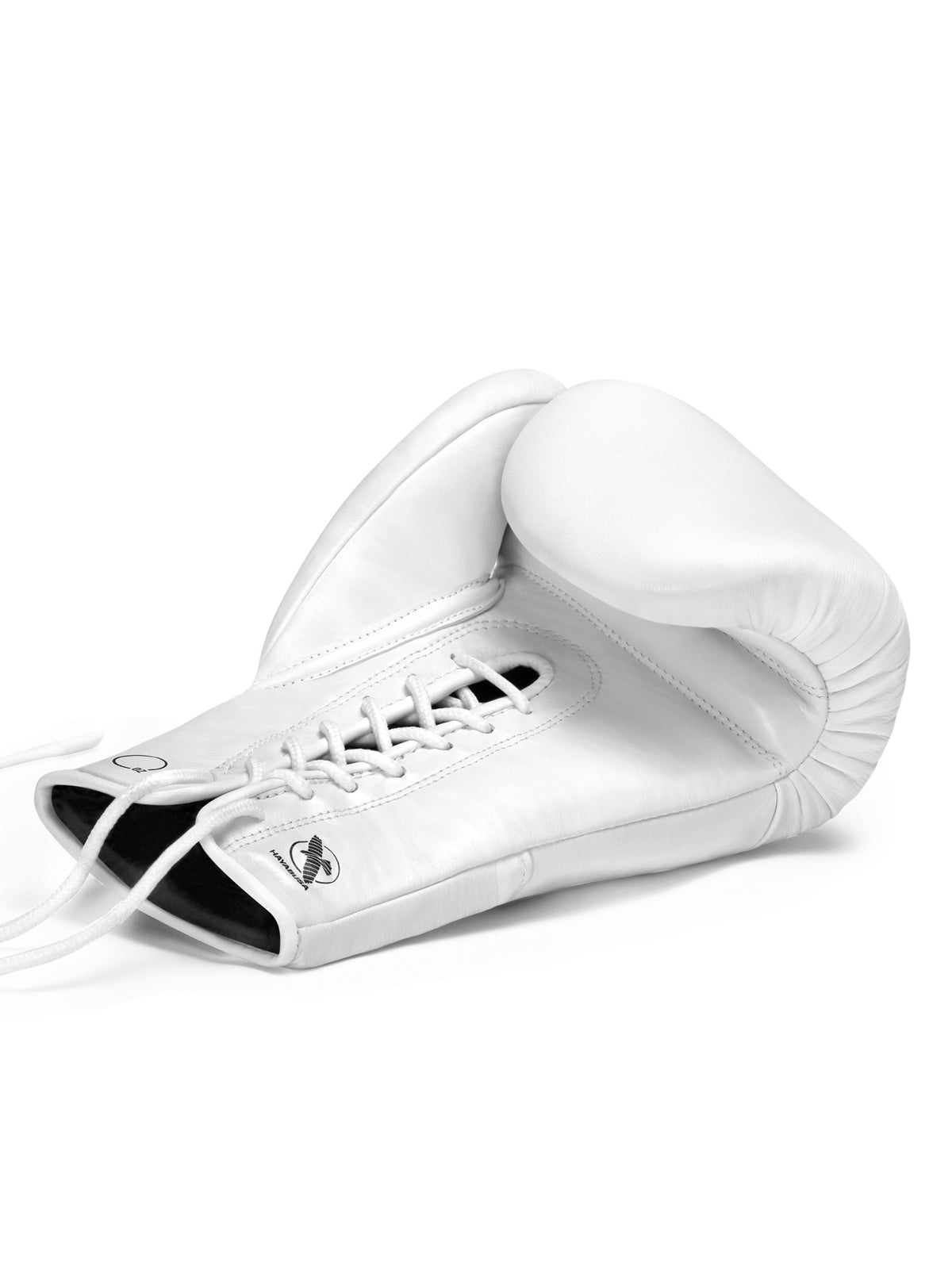 Hayabusa Pro Lace Boxing Gloves, white, image 4