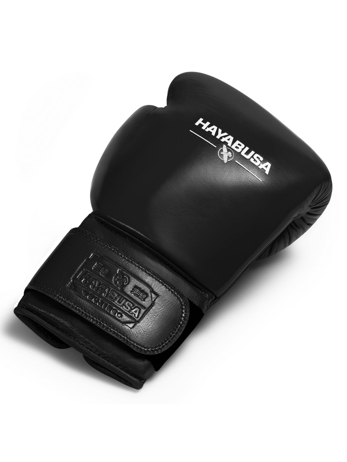Hayabusa Pro Boxing Gloves – Black Wrist Detail