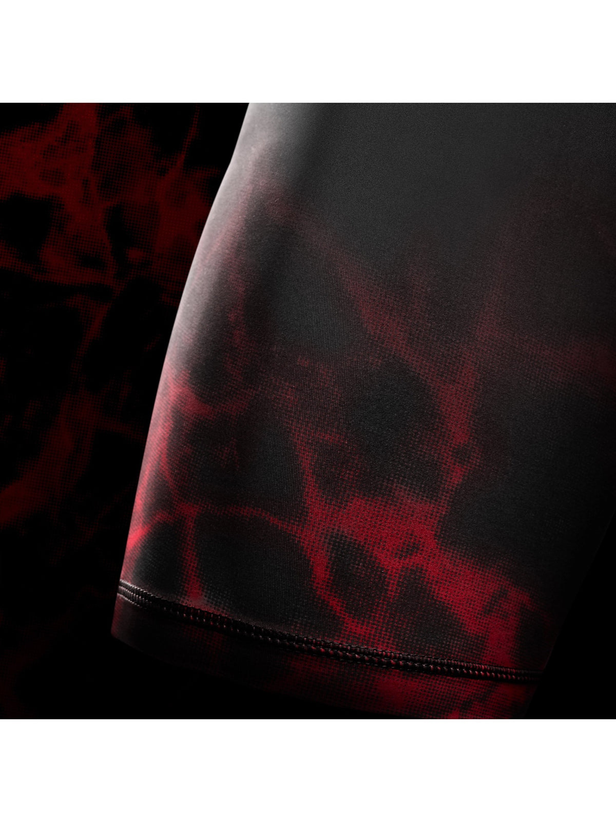 UFC BJJ Men's Vale Tudo Shorts, black/red, image 3