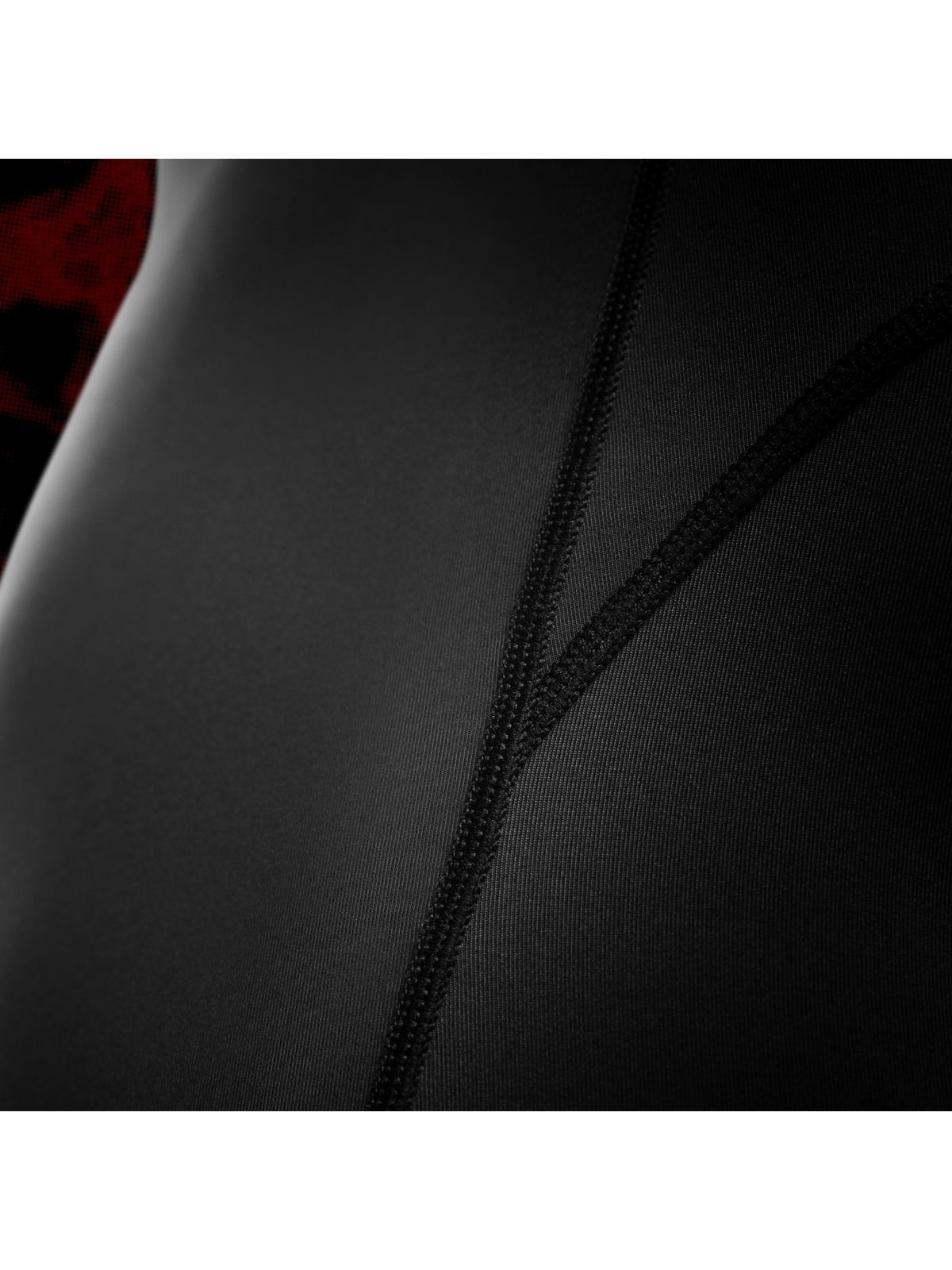 UFC BJJ Men's Vale Tudo Shorts, black/red, image 6