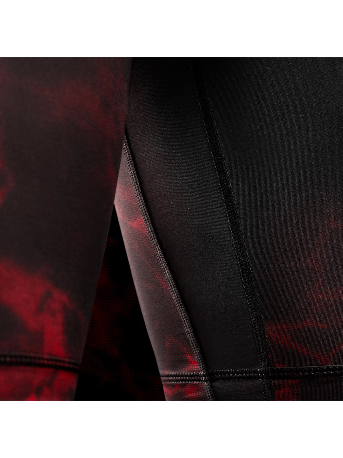 UFC BJJ Men's Vale Tudo Shorts, black/red, image 4